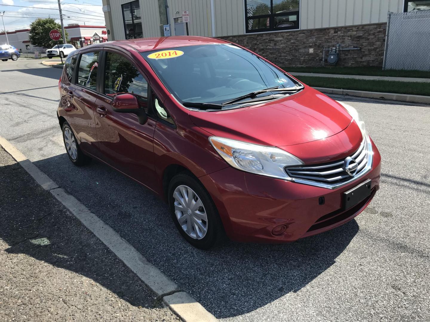 2014 Red /Gray Nissan Versa Note S (3N1CE2CP5EL) with an 1.6L L4 DOHC 16V engine, Automatic transmission, located at 577 Chester Pike, Prospect Park, PA, 19076, (610) 237-1015, 39.886154, -75.302338 - 2014 Nissan Versa Note SV: Only 90k miles, great on gas, new PA inspection, SUPER CLEAN, runs LIKE NEW! This vehicle comes inspected and has been given a bumper to bumper safety check. It is very clean, reliable, and well maintained. We offer a unique pay plan that is known for being the easiest - Photo#3