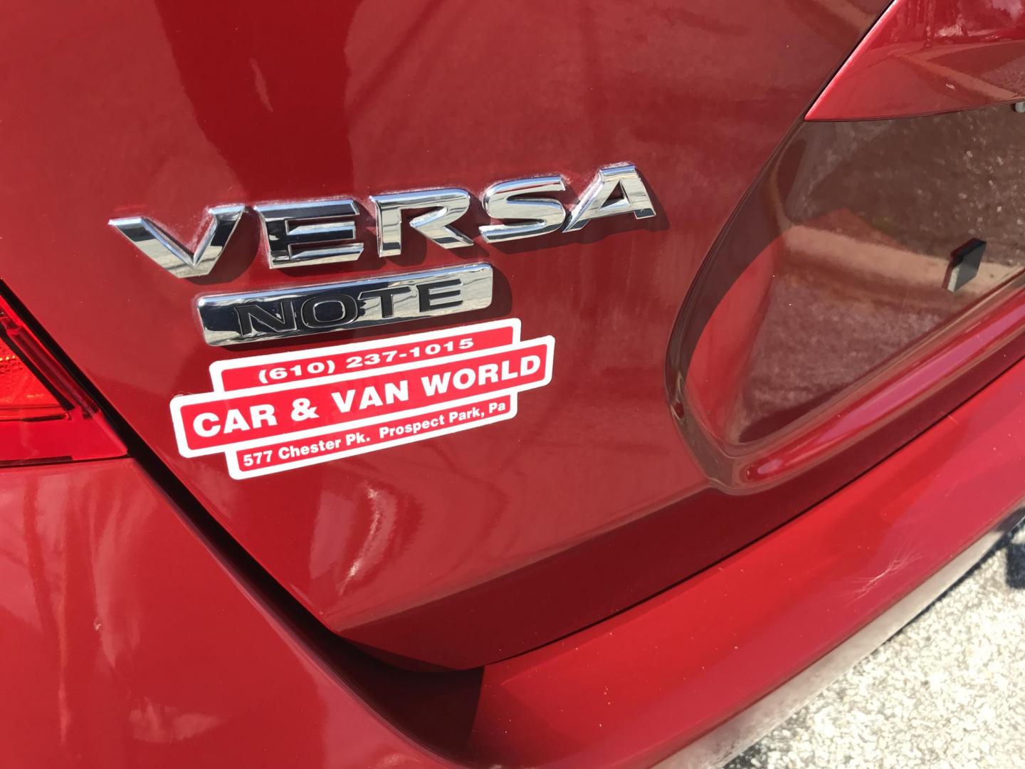 2014 Red /Gray Nissan Versa Note S (3N1CE2CP5EL) with an 1.6L L4 DOHC 16V engine, Automatic transmission, located at 577 Chester Pike, Prospect Park, PA, 19076, (610) 237-1015, 39.886154, -75.302338 - 2014 Nissan Versa Note SV: Only 90k miles, great on gas, new PA inspection, SUPER CLEAN, runs LIKE NEW! This vehicle comes inspected and has been given a bumper to bumper safety check. It is very clean, reliable, and well maintained. We offer a unique pay plan that is known for being the easiest - Photo#6