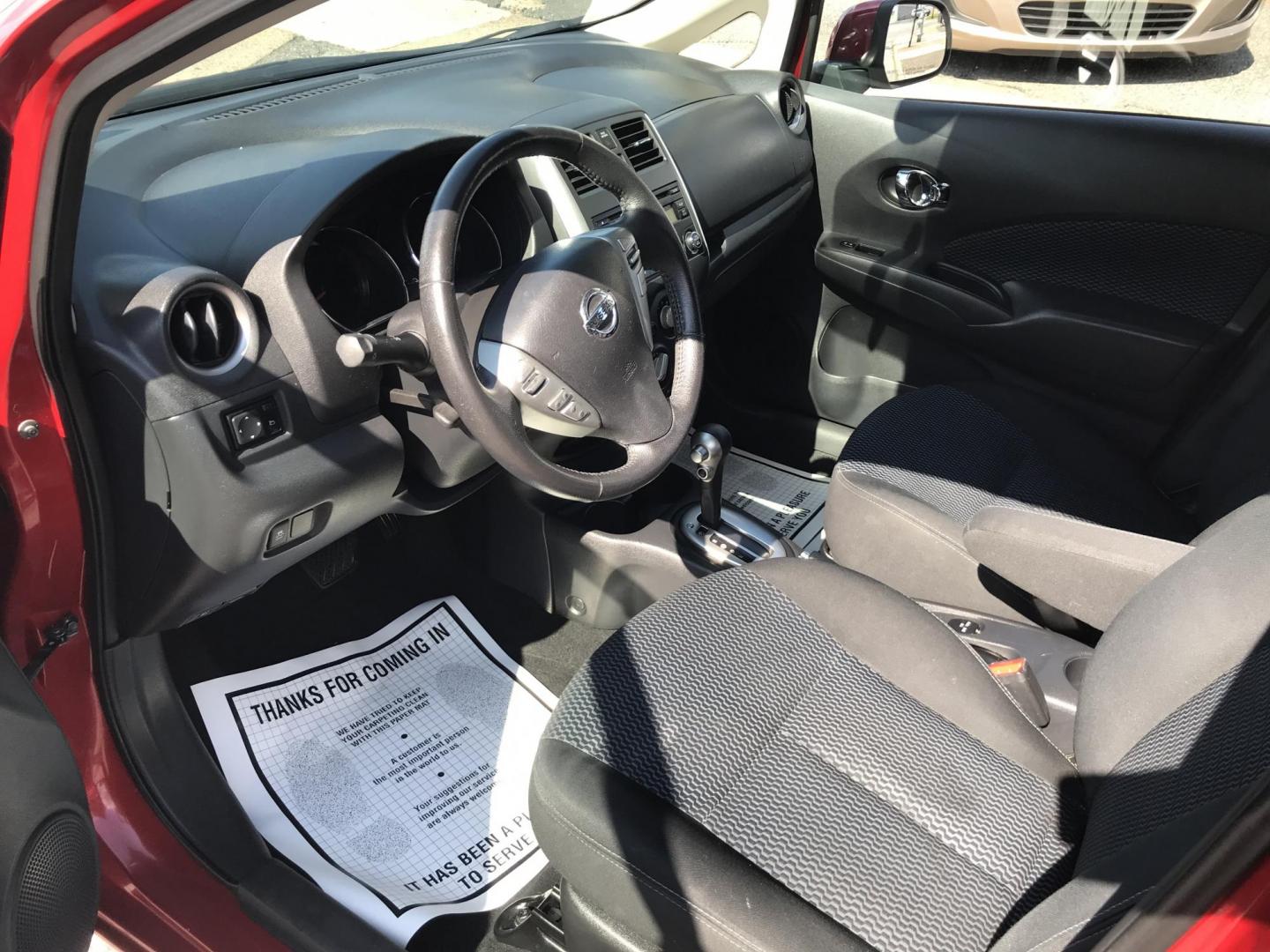 2014 Red /Gray Nissan Versa Note S (3N1CE2CP5EL) with an 1.6L L4 DOHC 16V engine, Automatic transmission, located at 577 Chester Pike, Prospect Park, PA, 19076, (610) 237-1015, 39.886154, -75.302338 - 2014 Nissan Versa Note SV: Only 90k miles, great on gas, new PA inspection, SUPER CLEAN, runs LIKE NEW! This vehicle comes inspected and has been given a bumper to bumper safety check. It is very clean, reliable, and well maintained. We offer a unique pay plan that is known for being the easiest - Photo#9