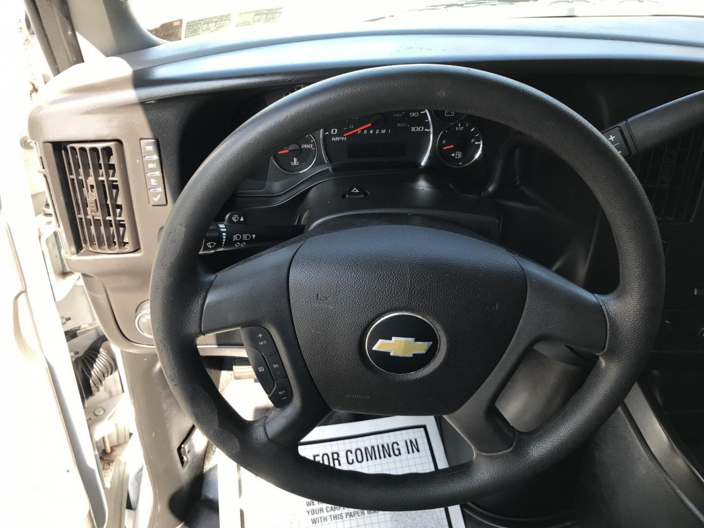 2017 White /Gray Chevrolet Express 2500 Cargo (1GCWGAFF8H1) with an 4.8L V8 FFV engine, 6A transmission, located at 577 Chester Pike, Prospect Park, PA, 19076, (610) 237-1015, 39.886154, -75.302338 - 2017 Chevy Express 2500 Cargo Van: Ladder racks, shelving, no windows, new PA inspection, FLEET MAINTAINED, runs LIKE NEW! This vehicle comes inspected and has been given a bumper to bumper safety check. It is very clean, reliable, and well maintained. We offer a unique pay plan that is known for - Photo#12