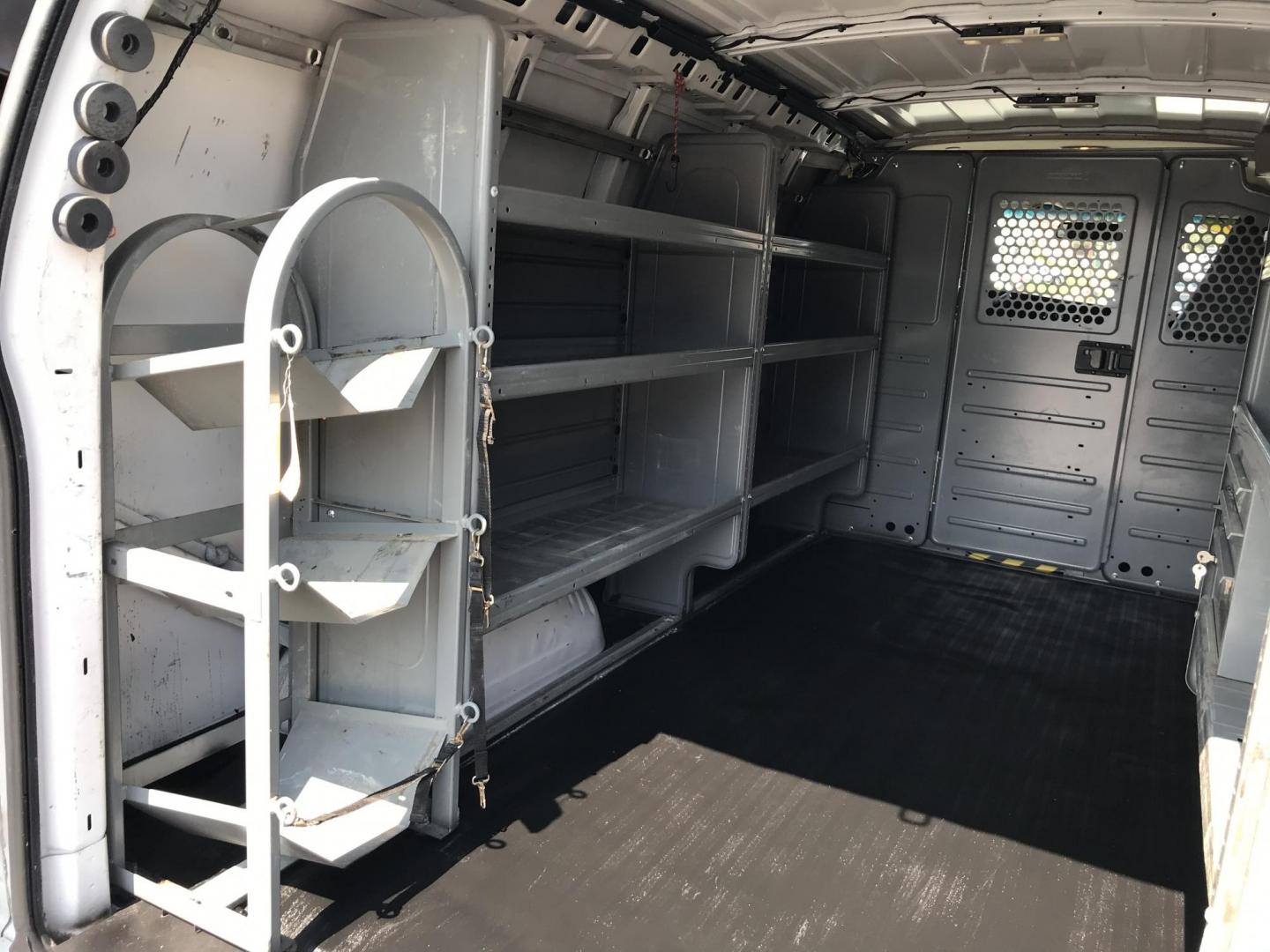 2017 White /Gray Chevrolet Express 2500 Cargo (1GCWGAFF8H1) with an 4.8L V8 FFV engine, 6A transmission, located at 577 Chester Pike, Prospect Park, PA, 19076, (610) 237-1015, 39.886154, -75.302338 - 2017 Chevy Express 2500 Cargo Van: Ladder racks, shelving, no windows, new PA inspection, FLEET MAINTAINED, runs LIKE NEW! This vehicle comes inspected and has been given a bumper to bumper safety check. It is very clean, reliable, and well maintained. We offer a unique pay plan that is known for - Photo#17