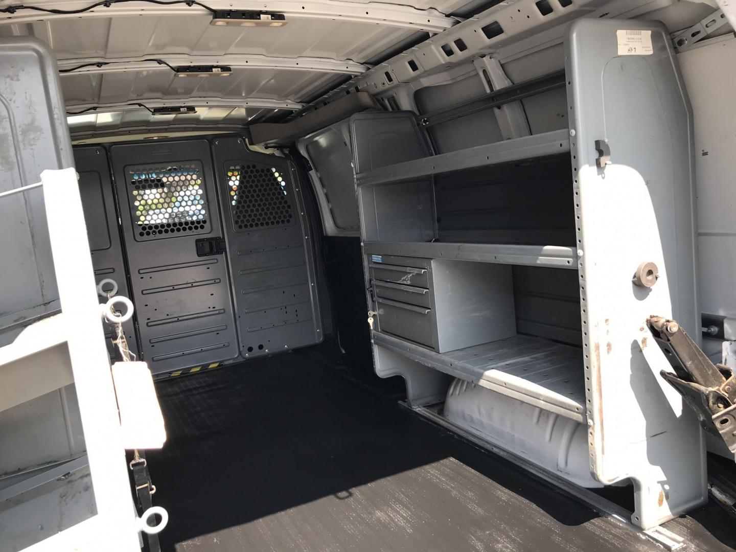2017 White /Gray Chevrolet Express 2500 Cargo (1GCWGAFF8H1) with an 4.8L V8 FFV engine, 6A transmission, located at 577 Chester Pike, Prospect Park, PA, 19076, (610) 237-1015, 39.886154, -75.302338 - 2017 Chevy Express 2500 Cargo Van: Ladder racks, shelving, no windows, new PA inspection, FLEET MAINTAINED, runs LIKE NEW! This vehicle comes inspected and has been given a bumper to bumper safety check. It is very clean, reliable, and well maintained. We offer a unique pay plan that is known for - Photo#19