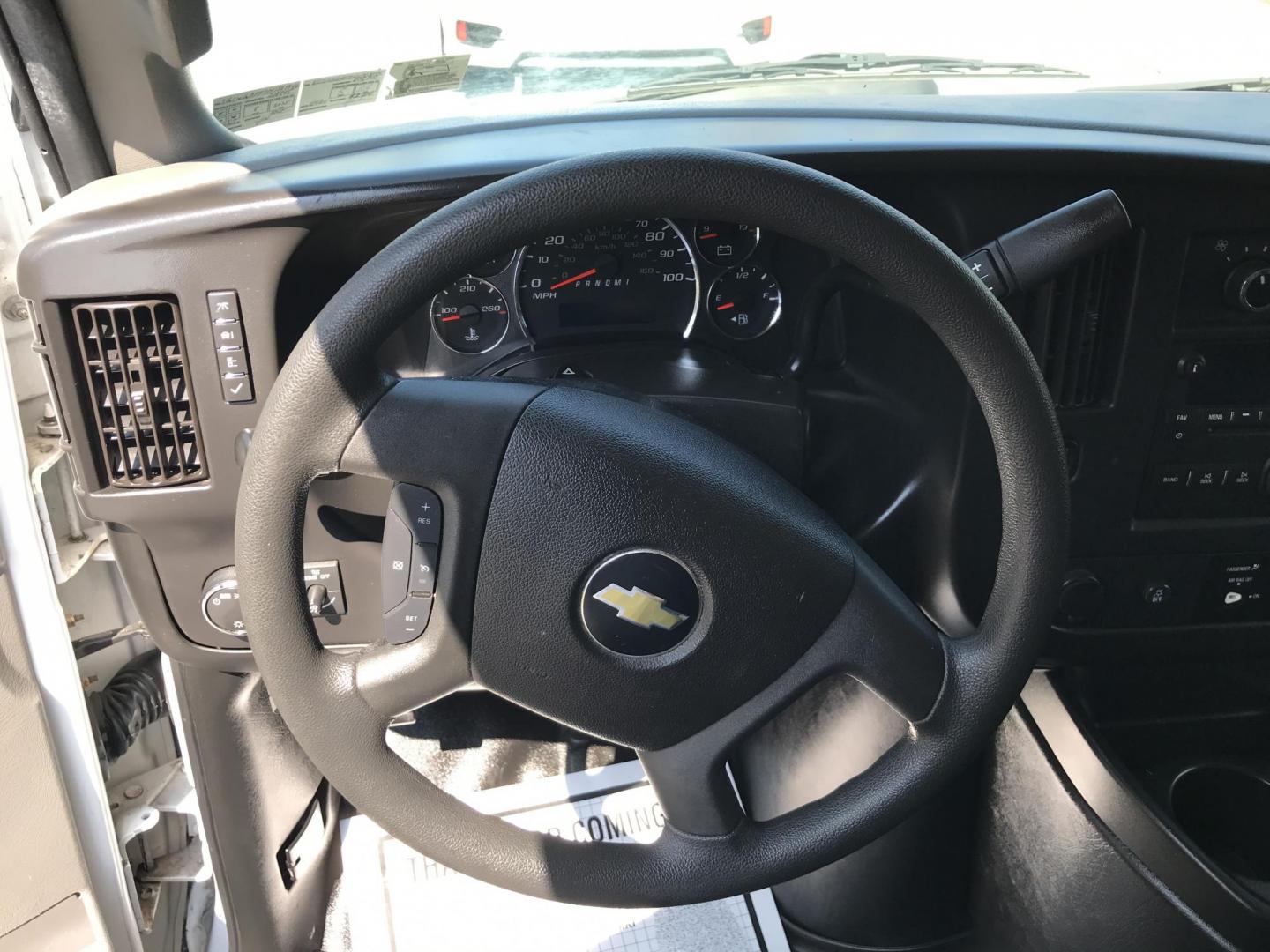 2017 White /Gray Chevrolet Express 2500 Cargo (1GCWGAFF7H1) with an 4.8L V8 FFV engine, 6A transmission, located at 577 Chester Pike, Prospect Park, PA, 19076, (610) 237-1015, 39.886154, -75.302338 - 2017 Chevrolet Express 2500 Cargo Van: Ladder racks, shelving, backup camera, partition, new PA inspection, FLEET MAINTAINED, runs LIKE NEW! This vehicle comes inspected and has been given a bumper to bumper safety check. It is very clean, reliable, and well maintained. We offer a unique pay plan - Photo#12