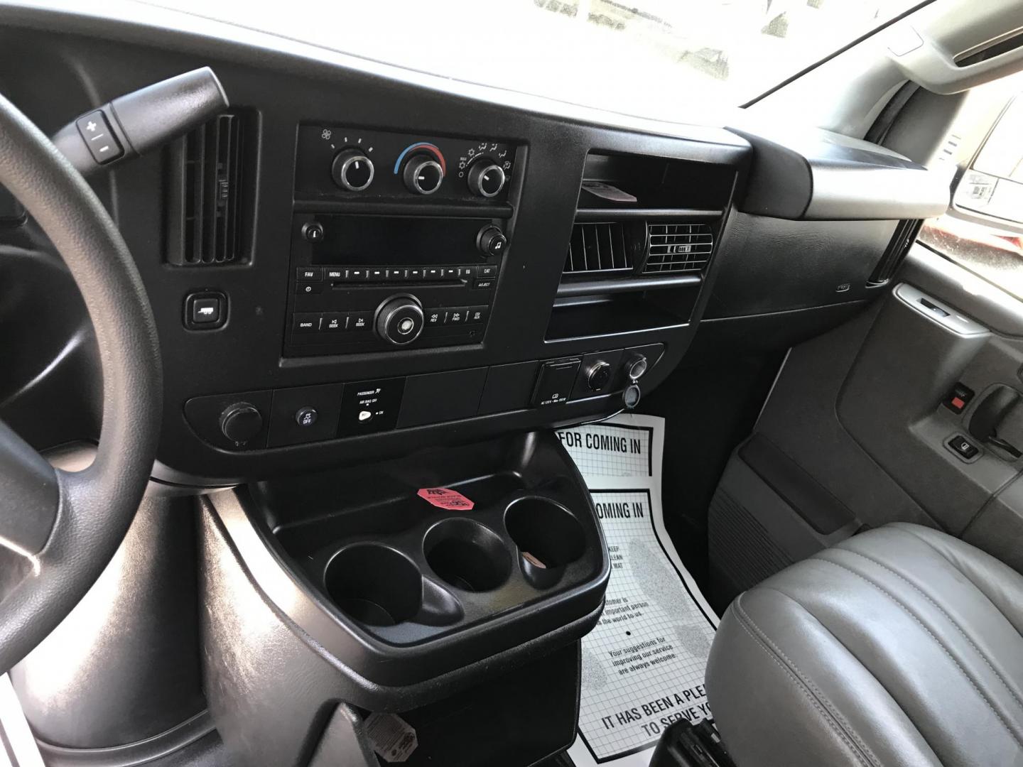 2017 White /Gray Chevrolet Express 2500 Cargo (1GCWGAFF7H1) with an 4.8L V8 FFV engine, 6A transmission, located at 577 Chester Pike, Prospect Park, PA, 19076, (610) 237-1015, 39.886154, -75.302338 - 2017 Chevrolet Express 2500 Cargo Van: Ladder racks, shelving, backup camera, partition, new PA inspection, FLEET MAINTAINED, runs LIKE NEW! This vehicle comes inspected and has been given a bumper to bumper safety check. It is very clean, reliable, and well maintained. We offer a unique pay plan - Photo#13