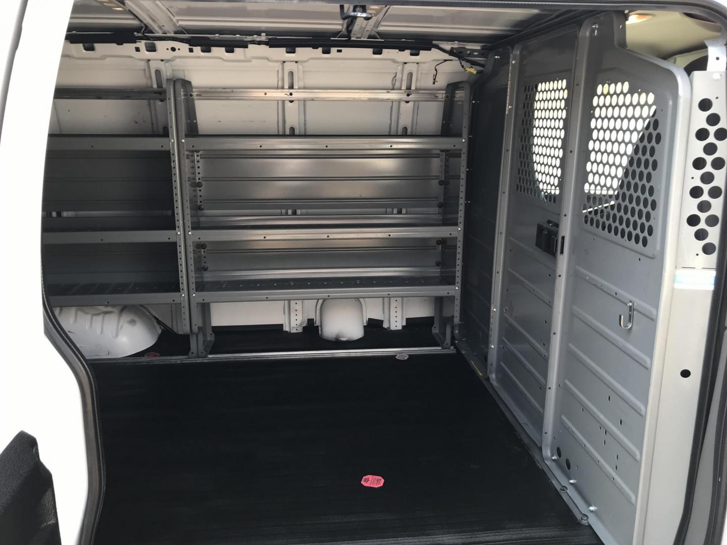 2017 White /Gray Chevrolet Express 2500 Cargo (1GCWGAFF7H1) with an 4.8L V8 FFV engine, 6A transmission, located at 577 Chester Pike, Prospect Park, PA, 19076, (610) 237-1015, 39.886154, -75.302338 - 2017 Chevrolet Express 2500 Cargo Van: Ladder racks, shelving, backup camera, partition, new PA inspection, FLEET MAINTAINED, runs LIKE NEW! This vehicle comes inspected and has been given a bumper to bumper safety check. It is very clean, reliable, and well maintained. We offer a unique pay plan - Photo#19