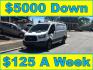 2015 White /Gray Ford Transit 150 Van Low Roof w/Sliding Pass. 130-in. WB (1FTNE1YM7FK) with an 3.7L V6 DOHC 24V engine, 6-Speed Automatic transmission, located at 577 Chester Pike, Prospect Park, PA, 19076, (610) 237-1015, 39.886154, -75.302338 - 2015 Ford Transit 150 Low Roof: Only 139k miles, ladder racks, multiple pieces of shelving, partition, FLEET MAINTAINED, runs LIKE NEW! This vehicle comes inspected and has been given a bumper to bumper safety check. It is very clean, reliable, and well maintained. We offer a unique pay plan that - Photo#0