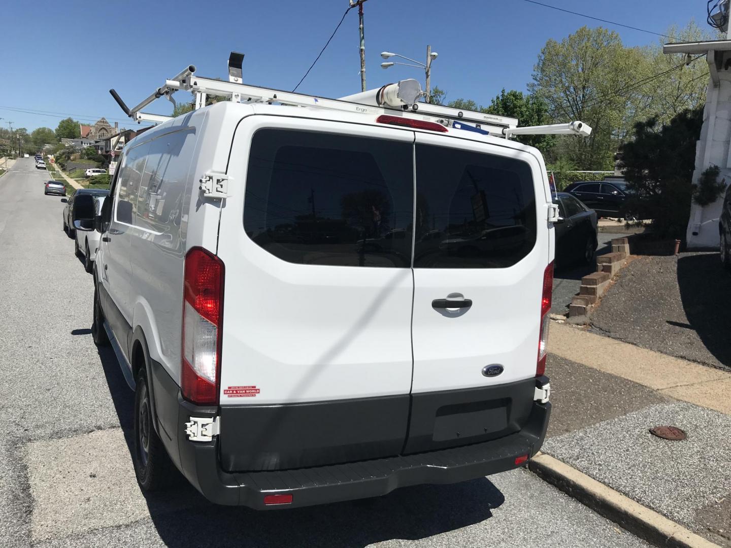 2015 White /Gray Ford Transit 150 Van Low Roof w/Sliding Pass. 130-in. WB (1FTNE1YM7FK) with an 3.7L V6 DOHC 24V engine, 6-Speed Automatic transmission, located at 577 Chester Pike, Prospect Park, PA, 19076, (610) 237-1015, 39.886154, -75.302338 - 2015 Ford Transit 150 Low Roof: Only 139k miles, ladder racks, multiple pieces of shelving, partition, FLEET MAINTAINED, runs LIKE NEW! This vehicle comes inspected and has been given a bumper to bumper safety check. It is very clean, reliable, and well maintained. We offer a unique pay plan that - Photo#5