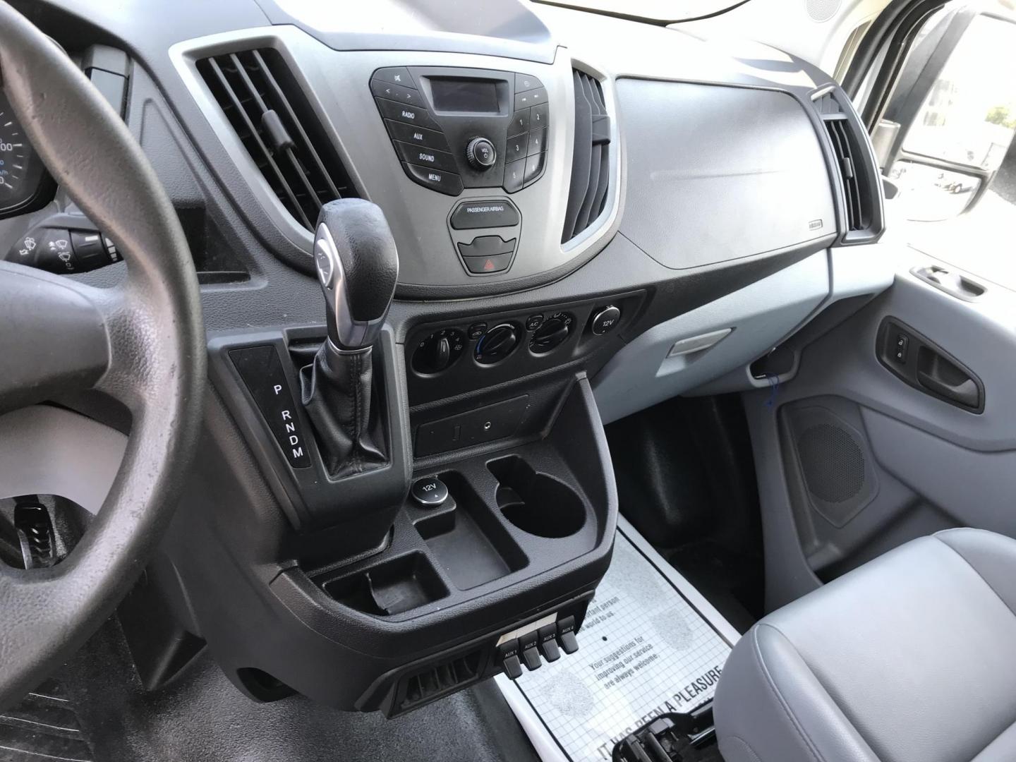 2015 White /Gray Ford Transit 150 Van Low Roof w/Sliding Pass. 130-in. WB (1FTNE1YM7FK) with an 3.7L V6 DOHC 24V engine, 6-Speed Automatic transmission, located at 577 Chester Pike, Prospect Park, PA, 19076, (610) 237-1015, 39.886154, -75.302338 - Photo#10