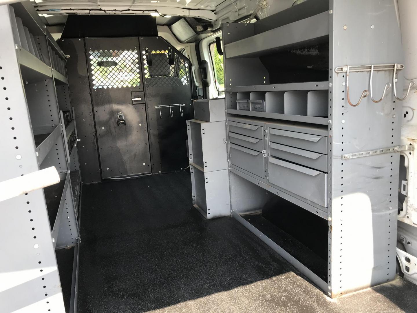 2015 White /Gray Ford Transit 150 Van Low Roof w/Sliding Pass. 130-in. WB (1FTNE1YM7FK) with an 3.7L V6 DOHC 24V engine, 6-Speed Automatic transmission, located at 577 Chester Pike, Prospect Park, PA, 19076, (610) 237-1015, 39.886154, -75.302338 - Photo#14