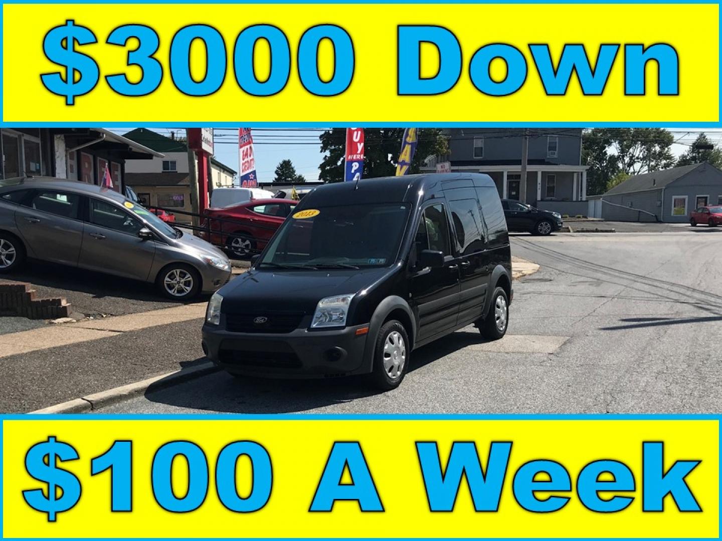 2013 Black /Gray Ford Transit Connect XL (NM0LS6AN6DT) with an 2.0L L4 DOHC 16V engine, 4-Speed Automatic transmission, located at 577 Chester Pike, Prospect Park, PA, 19076, (610) 237-1015, 39.886154, -75.302338 - Photo#0