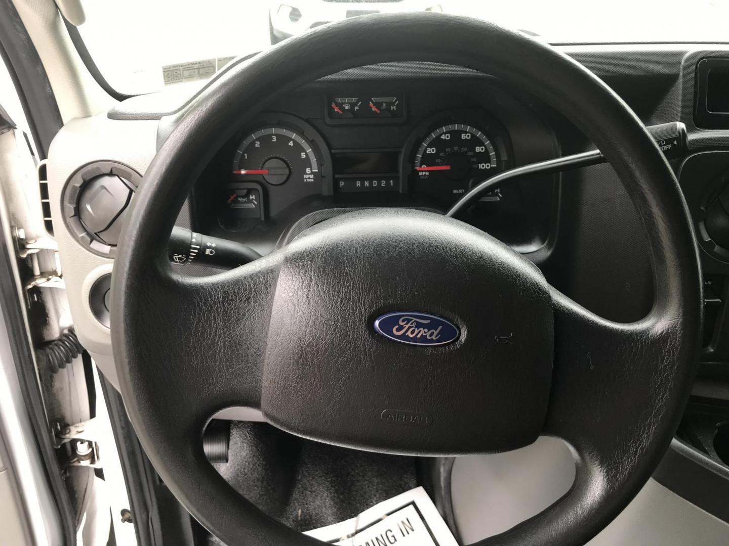 2013 White /Gray Ford Econoline E150 E-150 (1FTNE1EW4DD) with an 4.6L V8 SOHC 16V engine, 4-Speed Automatic transmission, located at 577 Chester Pike, Prospect Park, PA, 19076, (610) 237-1015, 39.886154, -75.302338 - 13 Ford Econoline E-150 Cargo Van: new PA inspection, shelving, power locks and windows, FLEET MAINTAINED! This vehicle comes inspected and has been given a bumper to bumper safety check. It is very clean, reliable, and well maintained. We offer a unique pay plan that is known for being the easie - Photo#11