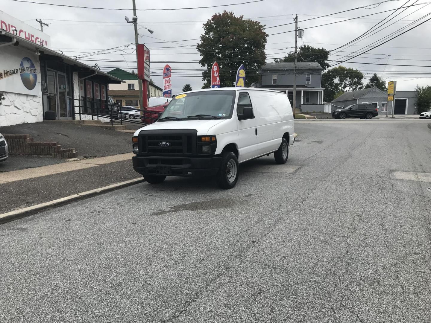 2013 White /Gray Ford Econoline E150 E-150 (1FTNE1EW4DD) with an 4.6L V8 SOHC 16V engine, 4-Speed Automatic transmission, located at 577 Chester Pike, Prospect Park, PA, 19076, (610) 237-1015, 39.886154, -75.302338 - 13 Ford Econoline E-150 Cargo Van: new PA inspection, shelving, power locks and windows, FLEET MAINTAINED! This vehicle comes inspected and has been given a bumper to bumper safety check. It is very clean, reliable, and well maintained. We offer a unique pay plan that is known for being the easie - Photo#4