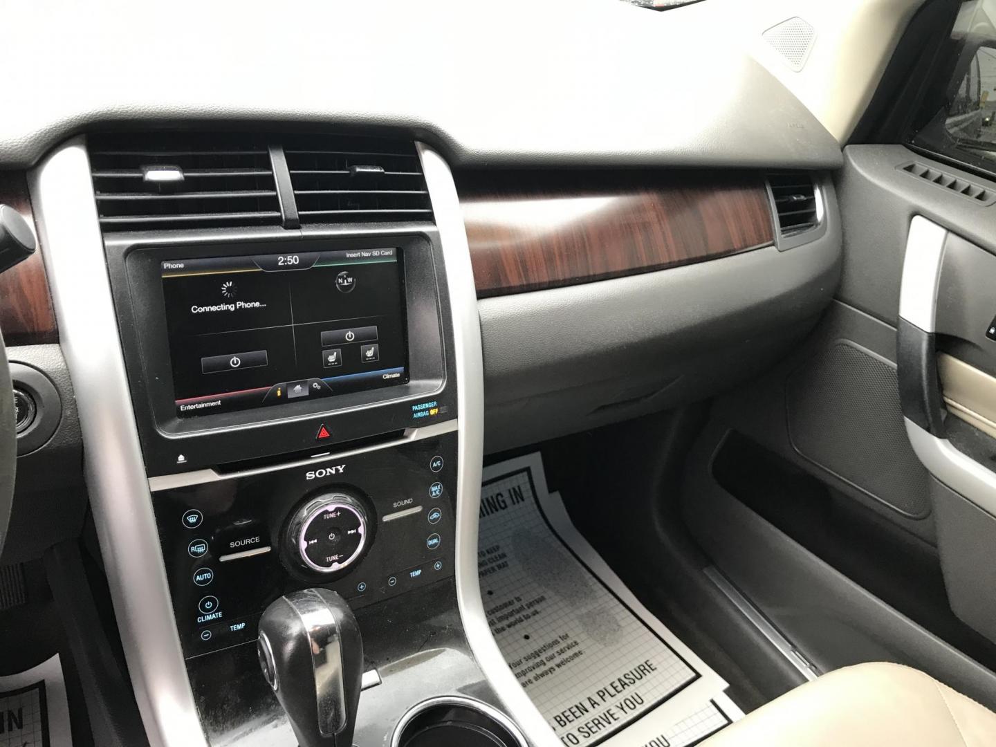 2013 Red /Tan Ford Edge Limited (2FMDK3KC0DB) with an 3.5L V6 DOHC 24V engine, 6-Speed Automatic transmission, located at 577 Chester Pike, Prospect Park, PA, 19076, (610) 237-1015, 39.886154, -75.302338 - Photo#11