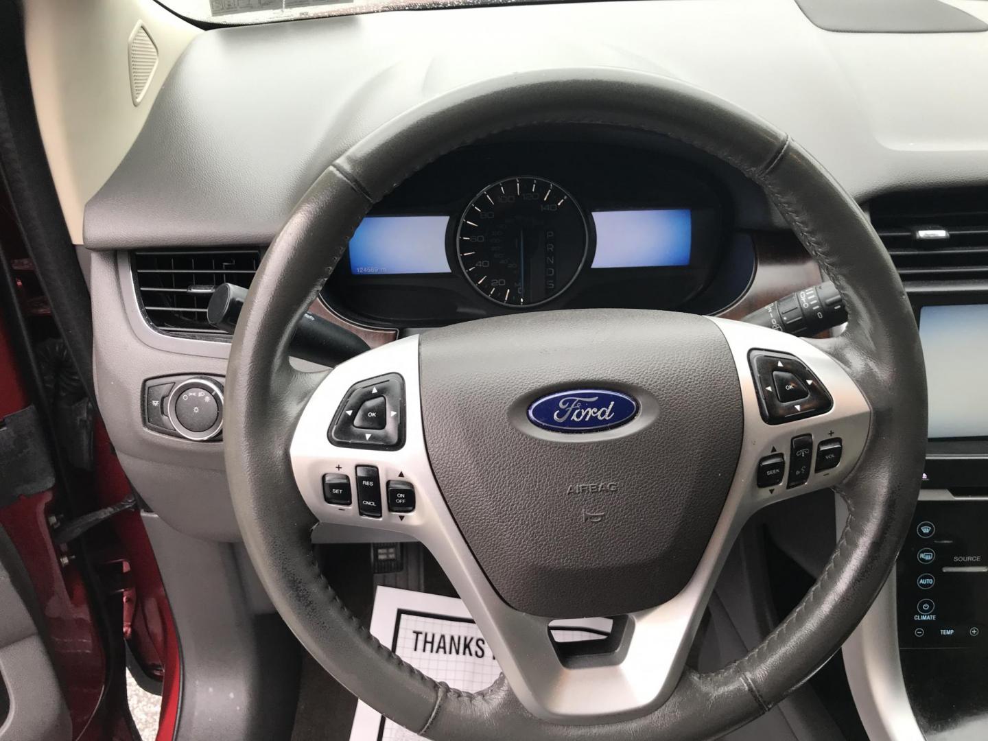 2013 Red /Tan Ford Edge Limited (2FMDK3KC0DB) with an 3.5L V6 DOHC 24V engine, 6-Speed Automatic transmission, located at 577 Chester Pike, Prospect Park, PA, 19076, (610) 237-1015, 39.886154, -75.302338 - Photo#12