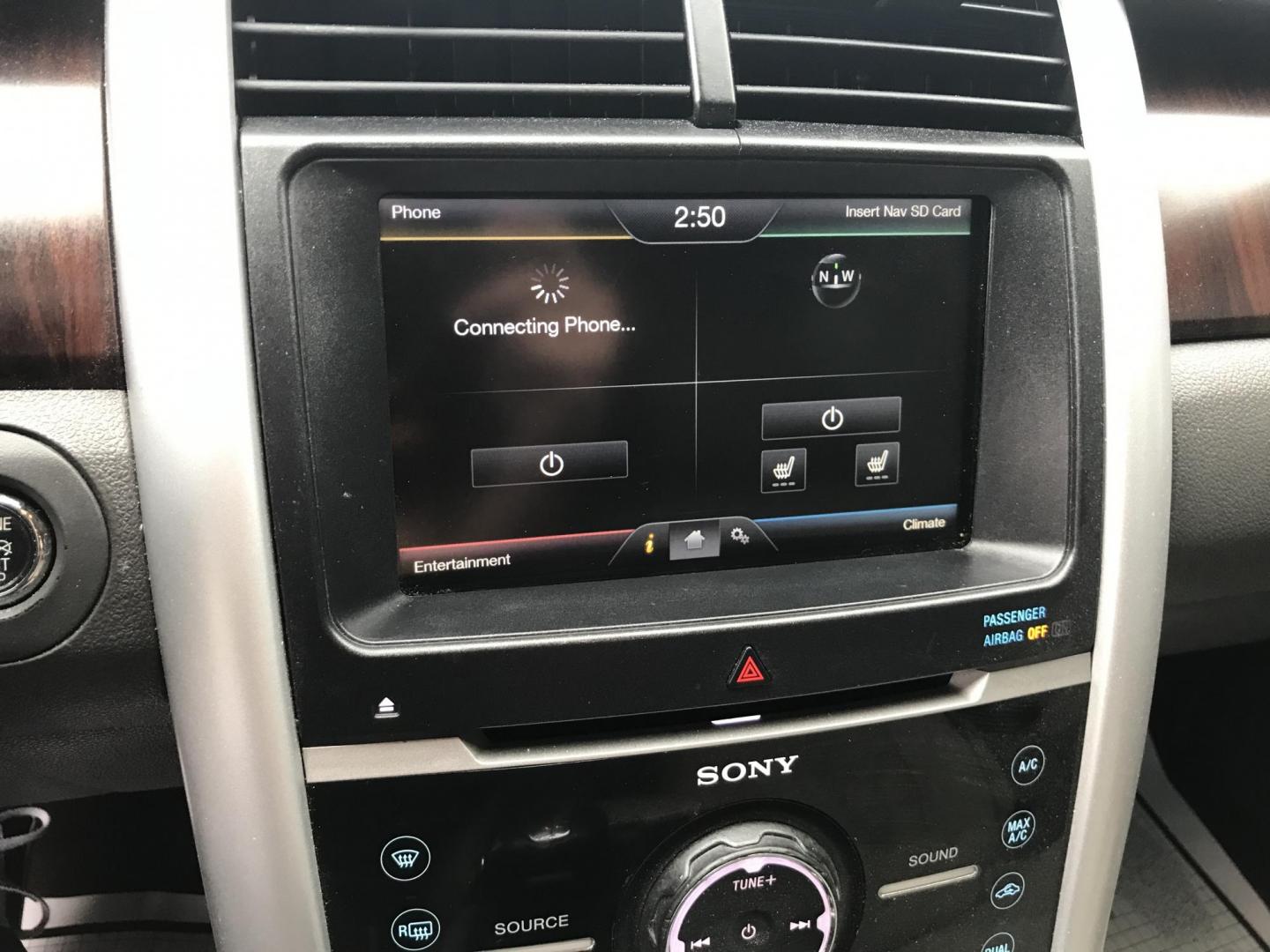 2013 Red /Tan Ford Edge Limited (2FMDK3KC0DB) with an 3.5L V6 DOHC 24V engine, 6-Speed Automatic transmission, located at 577 Chester Pike, Prospect Park, PA, 19076, (610) 237-1015, 39.886154, -75.302338 - Photo#15