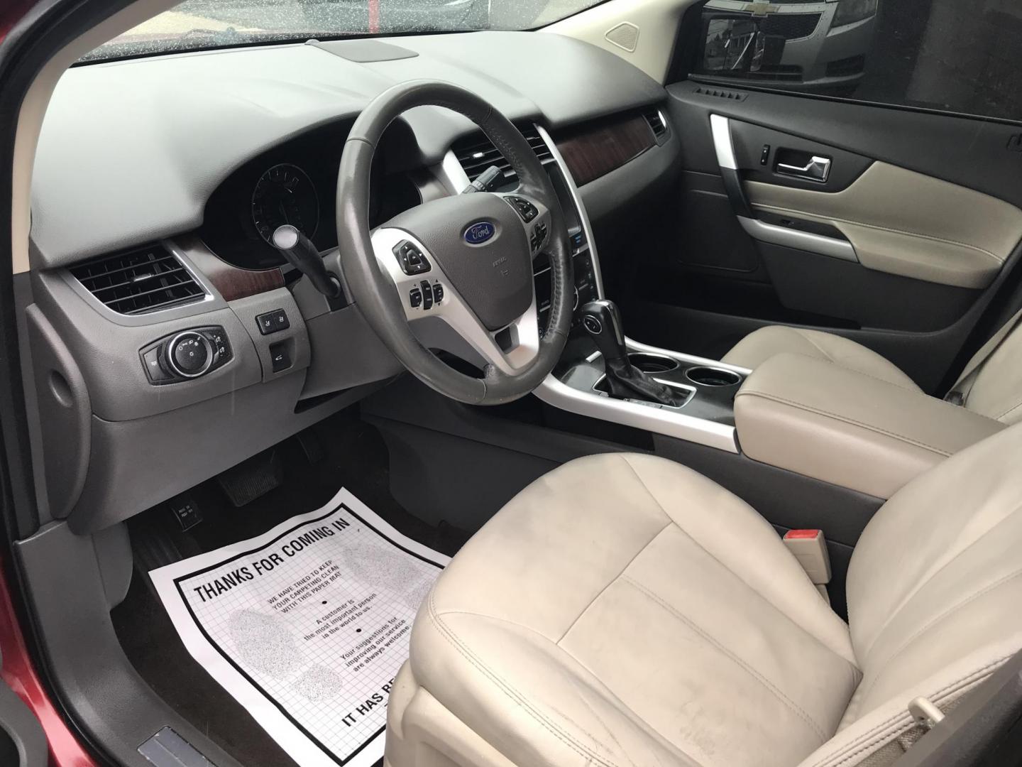 2013 Red /Tan Ford Edge Limited (2FMDK3KC0DB) with an 3.5L V6 DOHC 24V engine, 6-Speed Automatic transmission, located at 577 Chester Pike, Prospect Park, PA, 19076, (610) 237-1015, 39.886154, -75.302338 - Photo#7