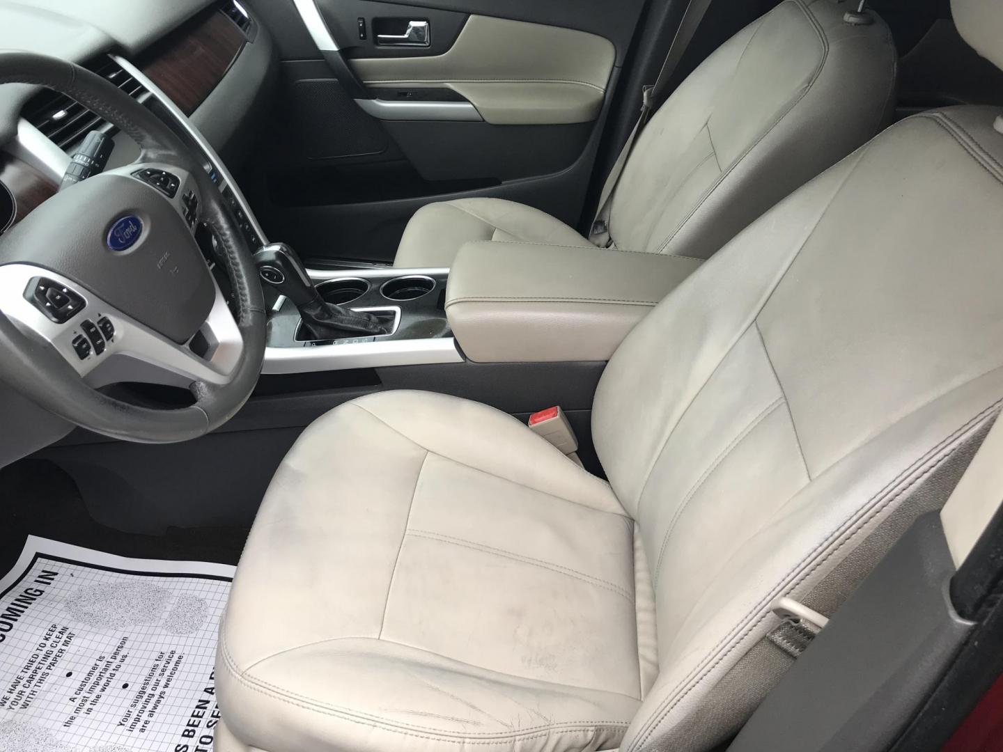 2013 Red /Tan Ford Edge Limited (2FMDK3KC0DB) with an 3.5L V6 DOHC 24V engine, 6-Speed Automatic transmission, located at 577 Chester Pike, Prospect Park, PA, 19076, (610) 237-1015, 39.886154, -75.302338 - Photo#8