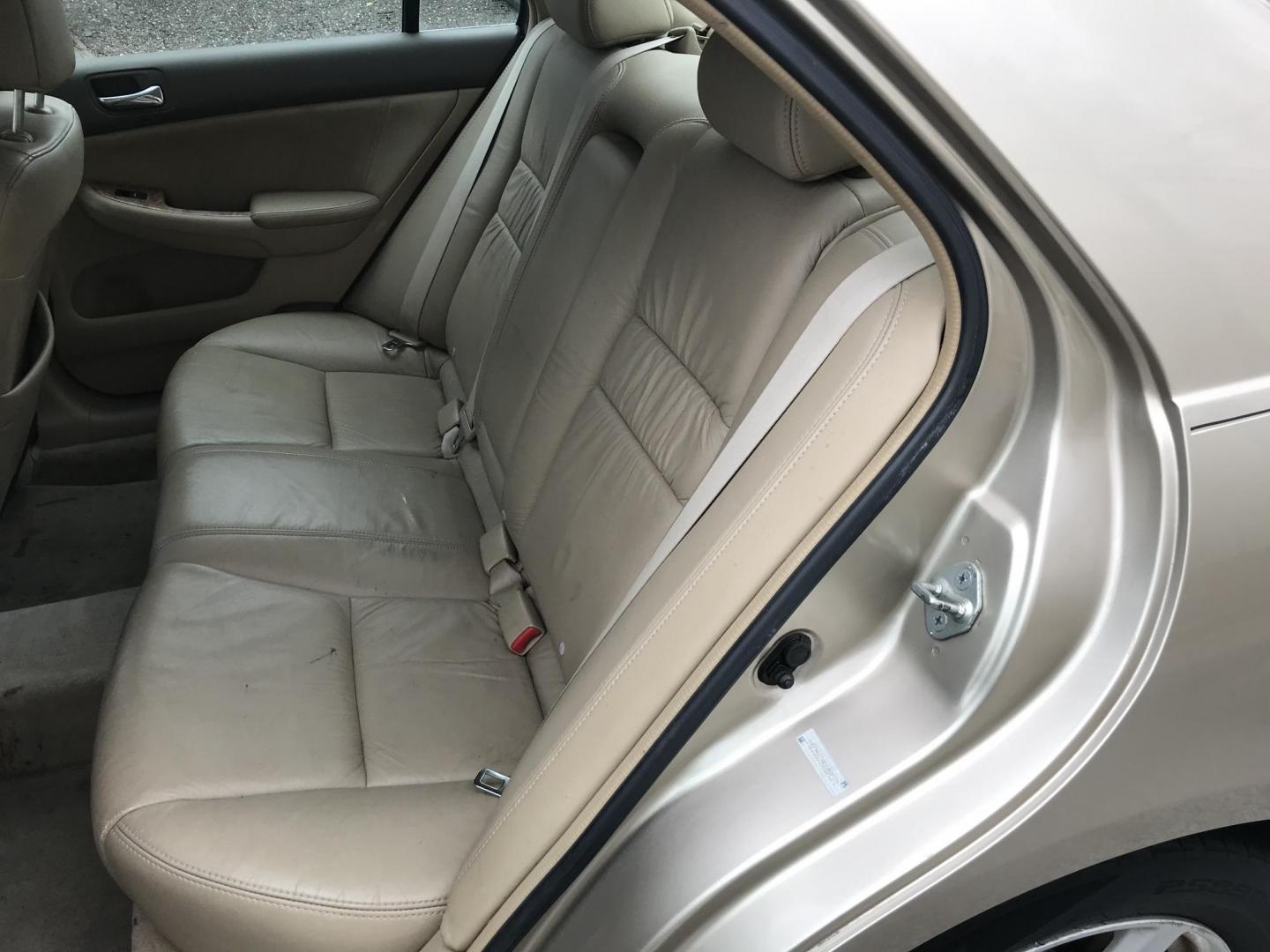 2004 Gold /Tan Honda Accord EX V-6 Sedan (1HGCM66594A) with an 3.0L V6 SOHC 24V engine, 5-Speed Automatic Overdrive transmission, located at 577 Chester Pike, Prospect Park, PA, 19076, (610) 237-1015, 39.886154, -75.302338 - Photo#15