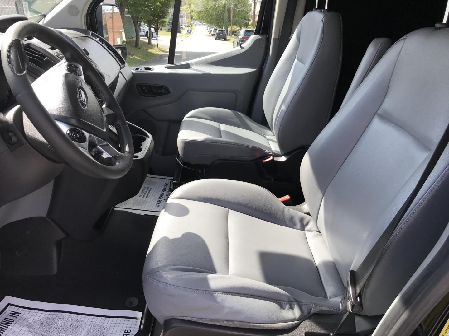 2016 Black /Gray Ford Transit 150 Van Low Roof w/Sliding Pass. 130-in. WB (1FTYE1YM4GK) with an 3.7L V6 DOHC 24V engine, 6A transmission, located at 577 Chester Pike, Prospect Park, PA, 19076, (610) 237-1015, 39.886154, -75.302338 - Photo#11