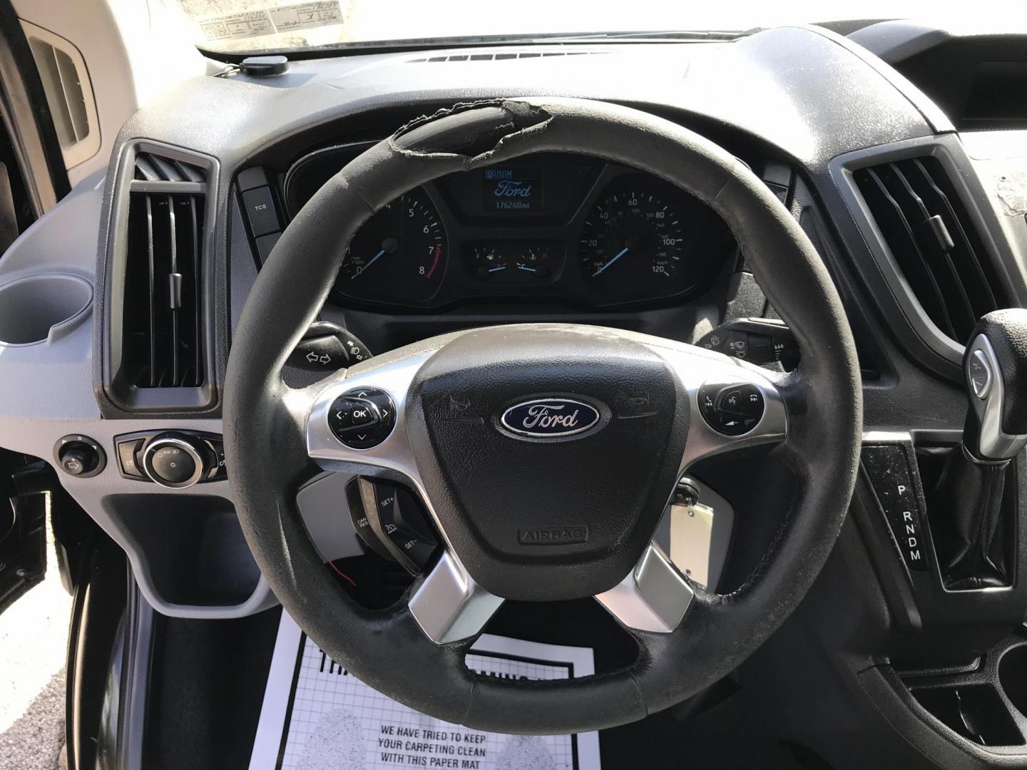 2016 Black /Gray Ford Transit 150 Van Low Roof w/Sliding Pass. 130-in. WB (1FTYE1YM4GK) with an 3.7L V6 DOHC 24V engine, 6A transmission, located at 577 Chester Pike, Prospect Park, PA, 19076, (610) 237-1015, 39.886154, -75.302338 - Photo#12