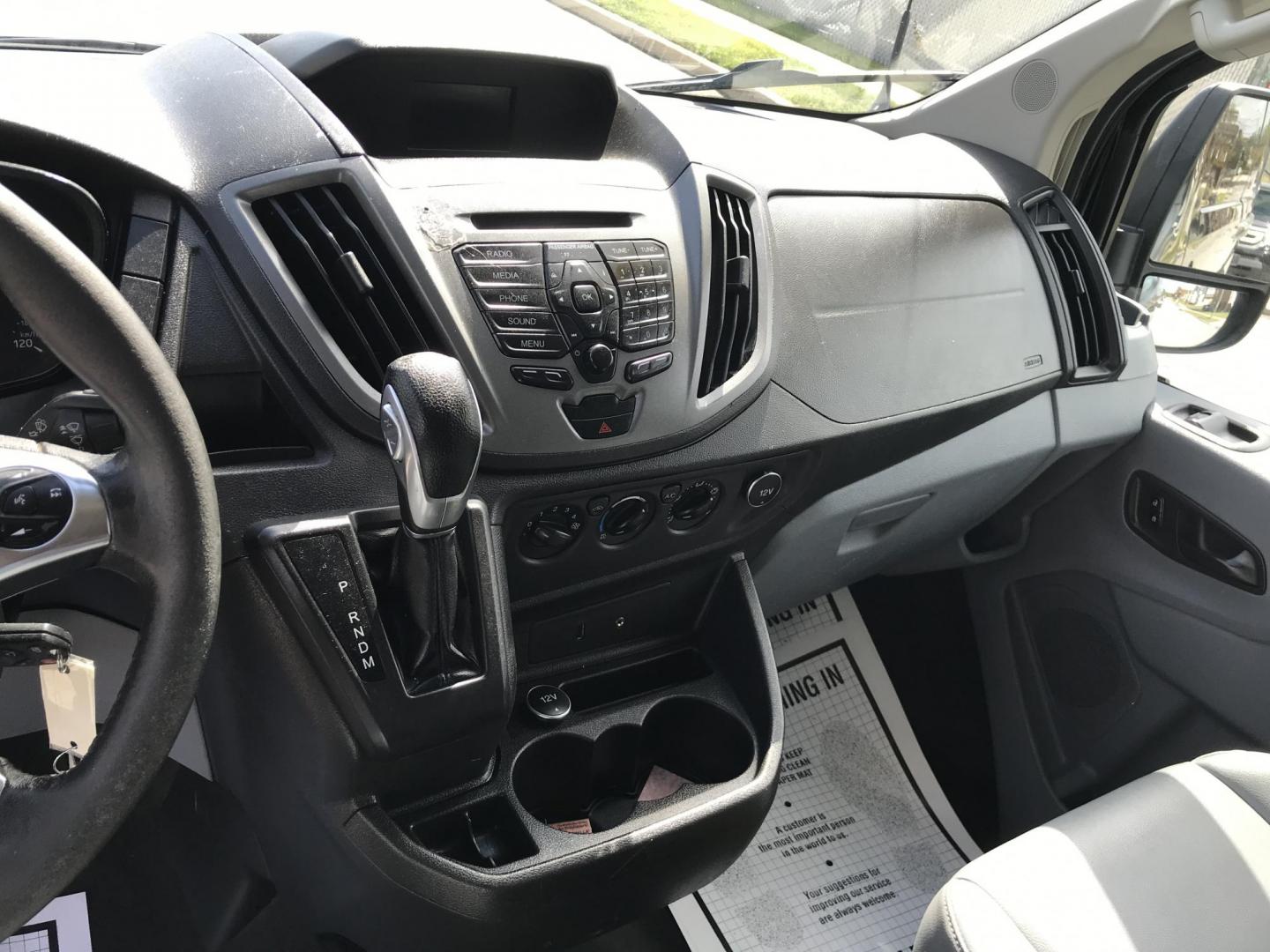 2016 Black /Gray Ford Transit 150 Van Low Roof w/Sliding Pass. 130-in. WB (1FTYE1YM4GK) with an 3.7L V6 DOHC 24V engine, 6A transmission, located at 577 Chester Pike, Prospect Park, PA, 19076, (610) 237-1015, 39.886154, -75.302338 - Photo#14