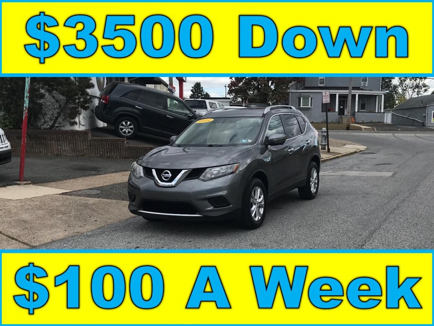 2014 Gray /Gray Nissan Rogue S AWD (5N1AT2MV2EC) with an 2.5L L4 DOHC 16V engine, Continuously Variable Transmission transmission, located at 577 Chester Pike, Prospect Park, PA, 19076, (610) 237-1015, 39.886154, -75.302338 - 2014 Nissan Rogue S: AWD, backup camera, new PA inspection, SUPER CLEAN, runs LIKE NEW! This vehicle comes inspected and has been given a bumper to bumper safety check. It is very clean, reliable, and well maintained. We offer a unique pay plan that is known for being the easiest and fastest fina - Photo#0
