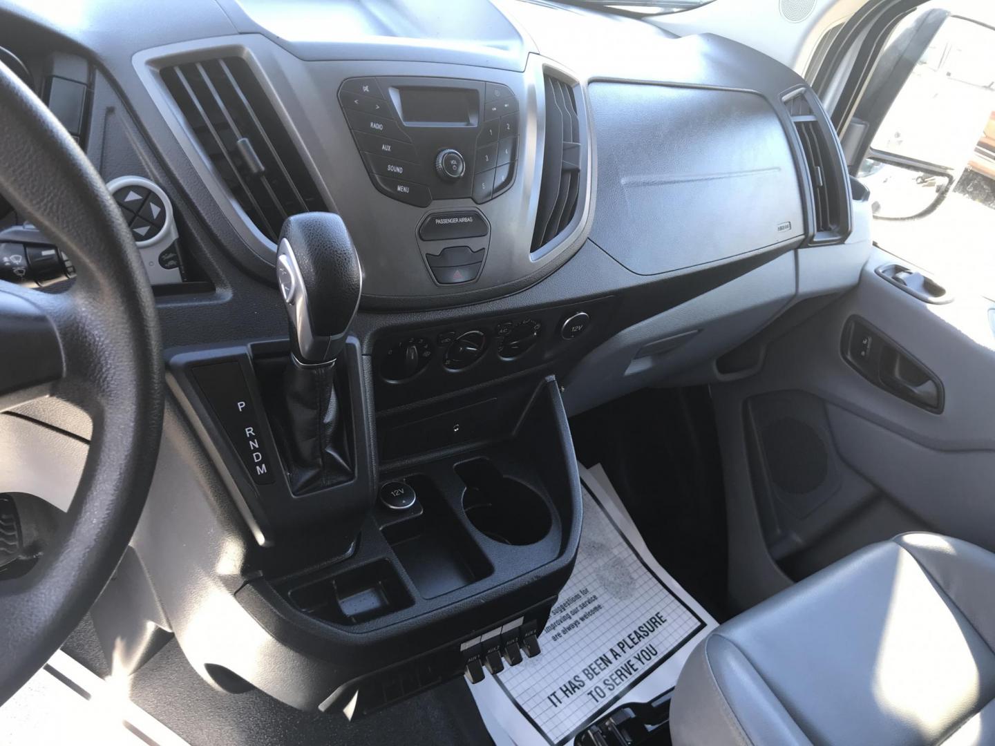 2016 White /Gray Ford Transit 150 Van Low Roof w/Sliding Pass. 130-in. WB (1FTYE1YM0GK) with an 3.7L V6 DOHC 24V engine, 6A transmission, located at 577 Chester Pike, Prospect Park, PA, 19076, (610) 237-1015, 39.886154, -75.302338 - Photo#12