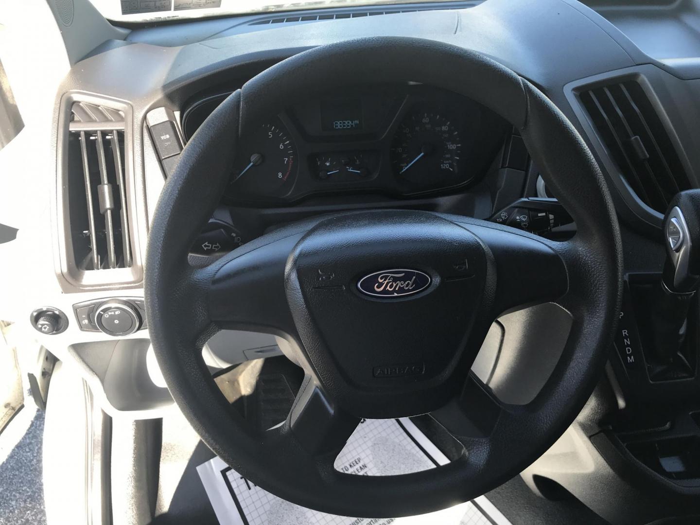 2016 White /Gray Ford Transit 150 Van Low Roof w/Sliding Pass. 130-in. WB (1FTYE1YM0GK) with an 3.7L V6 DOHC 24V engine, 6A transmission, located at 577 Chester Pike, Prospect Park, PA, 19076, (610) 237-1015, 39.886154, -75.302338 - Photo#14