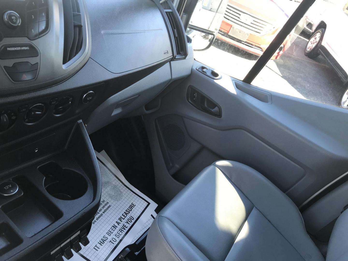 2016 White /Gray Ford Transit 150 Van Low Roof w/Sliding Pass. 130-in. WB (1FTYE1YM0GK) with an 3.7L V6 DOHC 24V engine, 6A transmission, located at 577 Chester Pike, Prospect Park, PA, 19076, (610) 237-1015, 39.886154, -75.302338 - Photo#15
