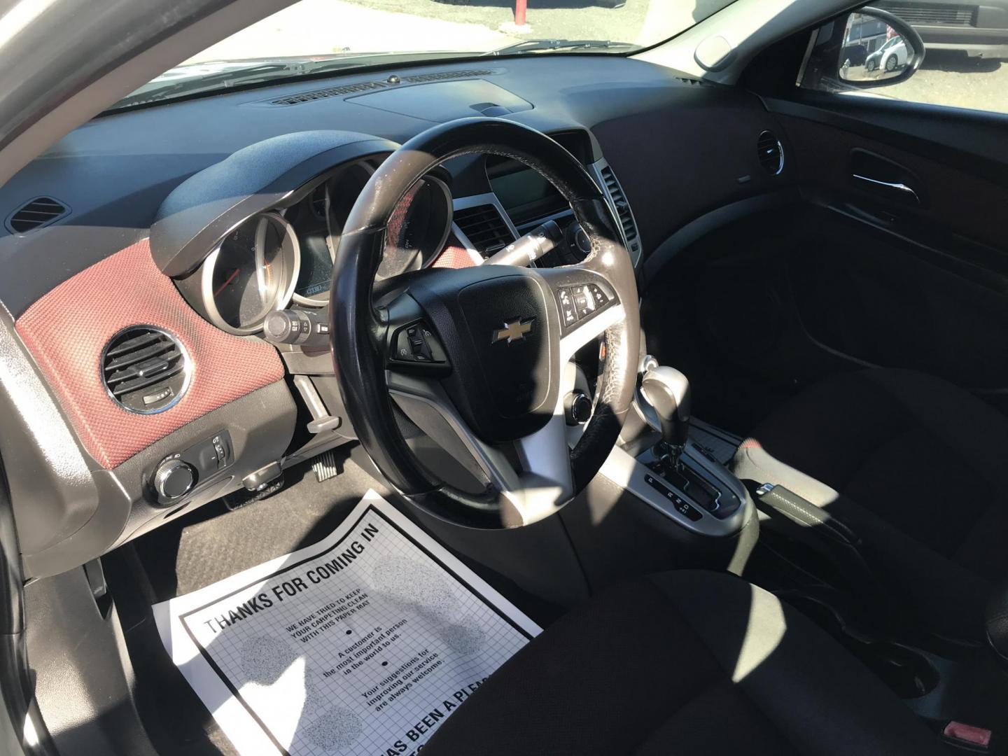2014 Silver /Gray Chevrolet Cruze 1LT Auto (1G1PC5SB6E7) with an 1.4L L4 DOHC 16V TURBO engine, 6-Speed Automatic transmission, located at 577 Chester Pike, Prospect Park, PA, 19076, (610) 237-1015, 39.886154, -75.302338 - 2014 Chevy Cruze: Only 133k miles, new PA inspection, great on gas, runs EXCELLENT! This vehicle comes inspected and has been given a bumper to bumper safety check. It is very clean, reliable, and well maintained. We offer a unique pay plan that is known for being the easiest and fastest financin - Photo#10