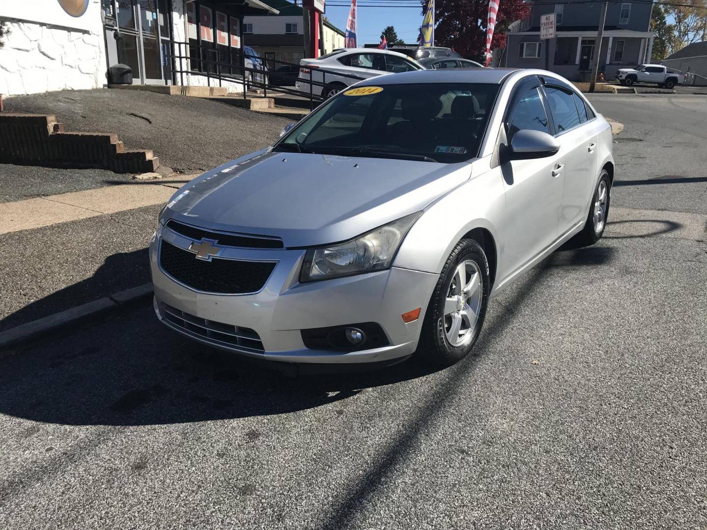 2014 Silver /Gray Chevrolet Cruze 1LT Auto (1G1PC5SB6E7) with an 1.4L L4 DOHC 16V TURBO engine, 6-Speed Automatic transmission, located at 577 Chester Pike, Prospect Park, PA, 19076, (610) 237-1015, 39.886154, -75.302338 - 2014 Chevy Cruze: Only 133k miles, new PA inspection, great on gas, runs EXCELLENT! This vehicle comes inspected and has been given a bumper to bumper safety check. It is very clean, reliable, and well maintained. We offer a unique pay plan that is known for being the easiest and fastest financin - Photo#2
