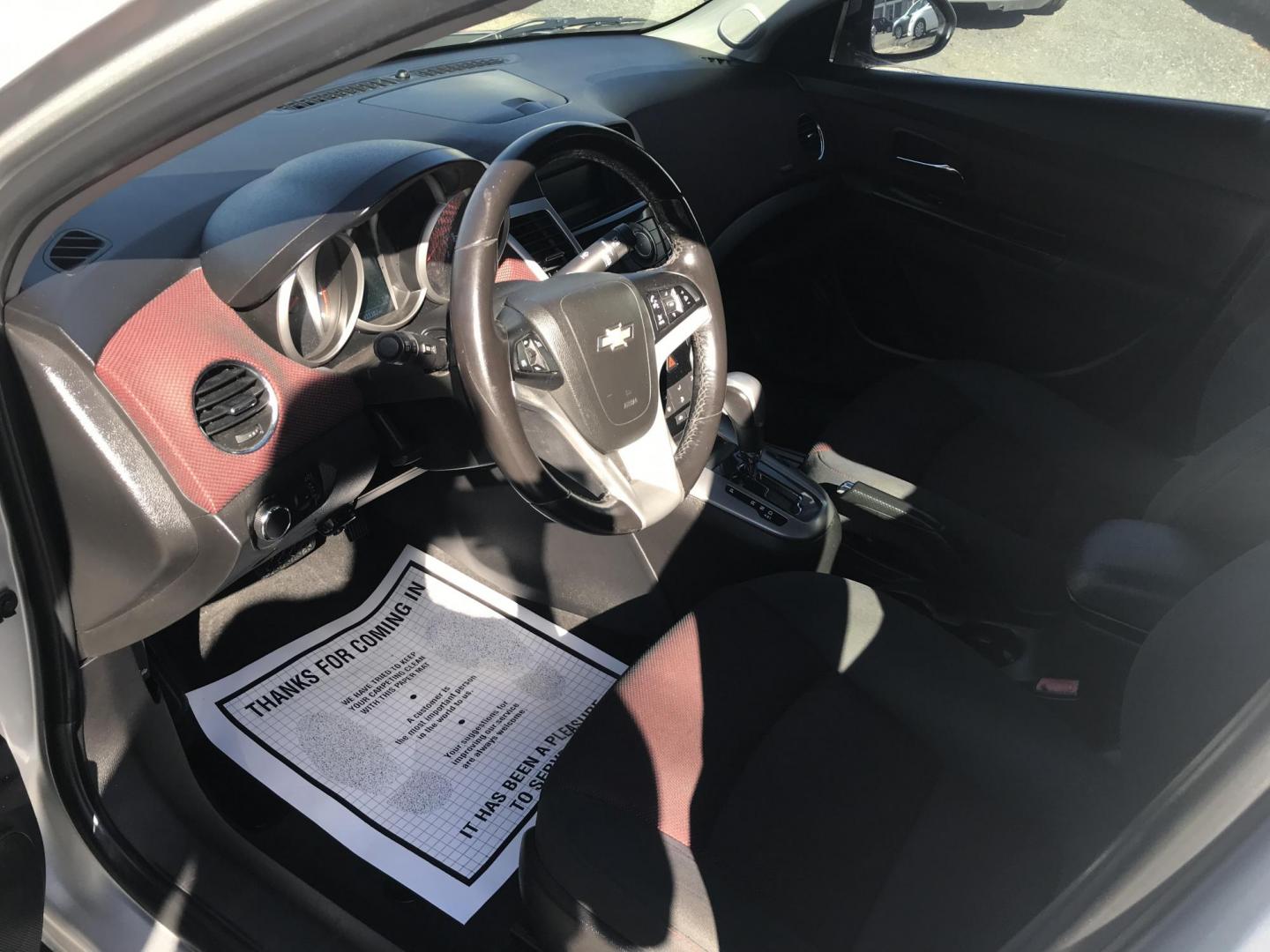 2014 Silver /Gray Chevrolet Cruze 1LT Auto (1G1PC5SB6E7) with an 1.4L L4 DOHC 16V TURBO engine, 6-Speed Automatic transmission, located at 577 Chester Pike, Prospect Park, PA, 19076, (610) 237-1015, 39.886154, -75.302338 - 2014 Chevy Cruze: Only 133k miles, new PA inspection, great on gas, runs EXCELLENT! This vehicle comes inspected and has been given a bumper to bumper safety check. It is very clean, reliable, and well maintained. We offer a unique pay plan that is known for being the easiest and fastest financin - Photo#7