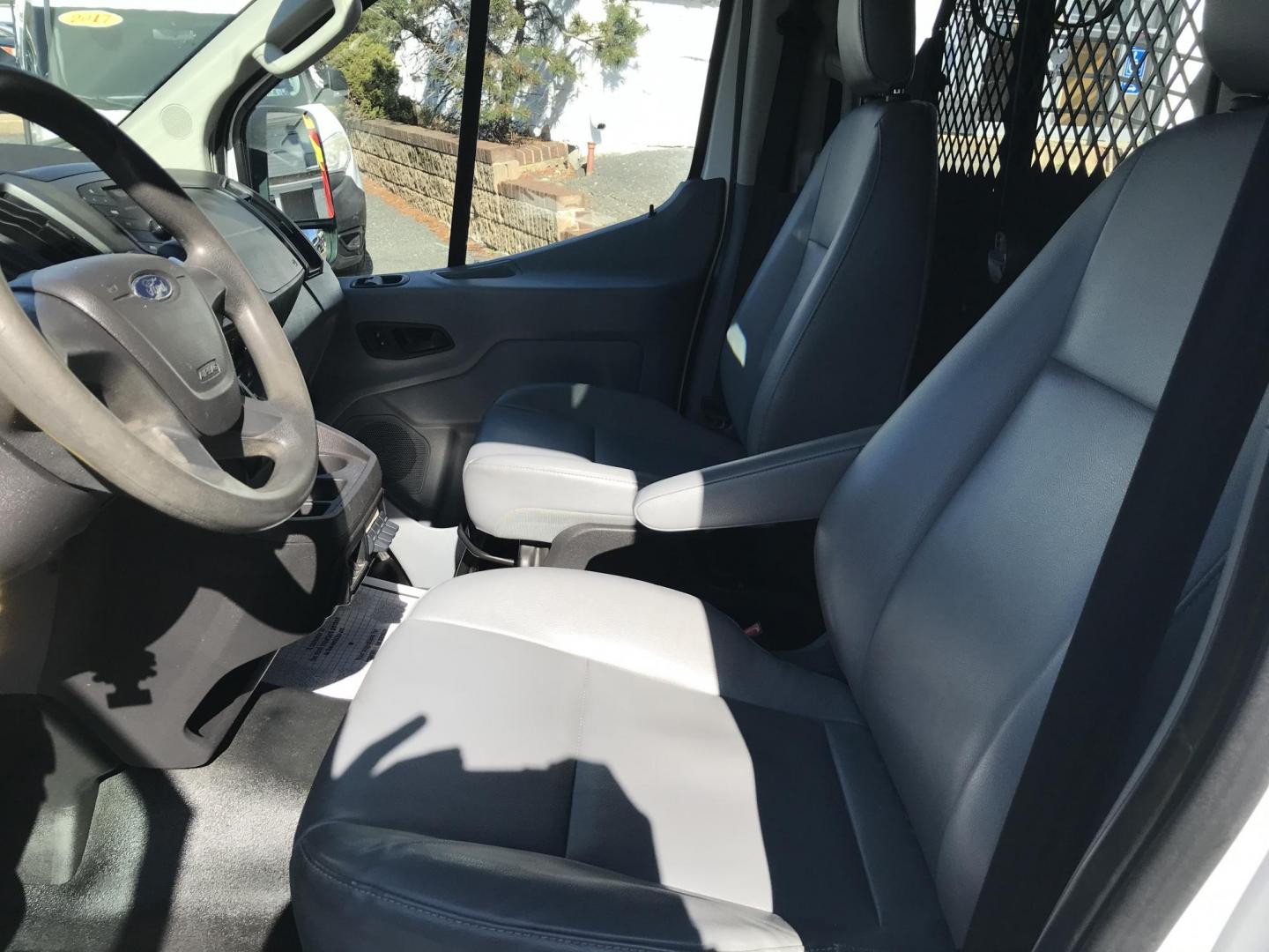 2015 White /Gray Ford Transit 150 Van Med. Roof w/Sliding Pass. 130-in. WB (1FTNE1YMXFK) with an 3.7L V6 DOHC 24V engine, 6-Speed Automatic transmission, located at 577 Chester Pike, Prospect Park, PA, 19076, (610) 237-1015, 39.886154, -75.302338 - 2015 Ford Transit 150 Low Roof: Only 102k miles, drop down ladder racks, shelving, power inverter, partition, new PA inspection, FLEET MAINTAINED! This vehicle comes inspected and has been given a bumper to bumper safety check. It is very clean, reliable, and well maintained. We offer a unique pa - Photo#11