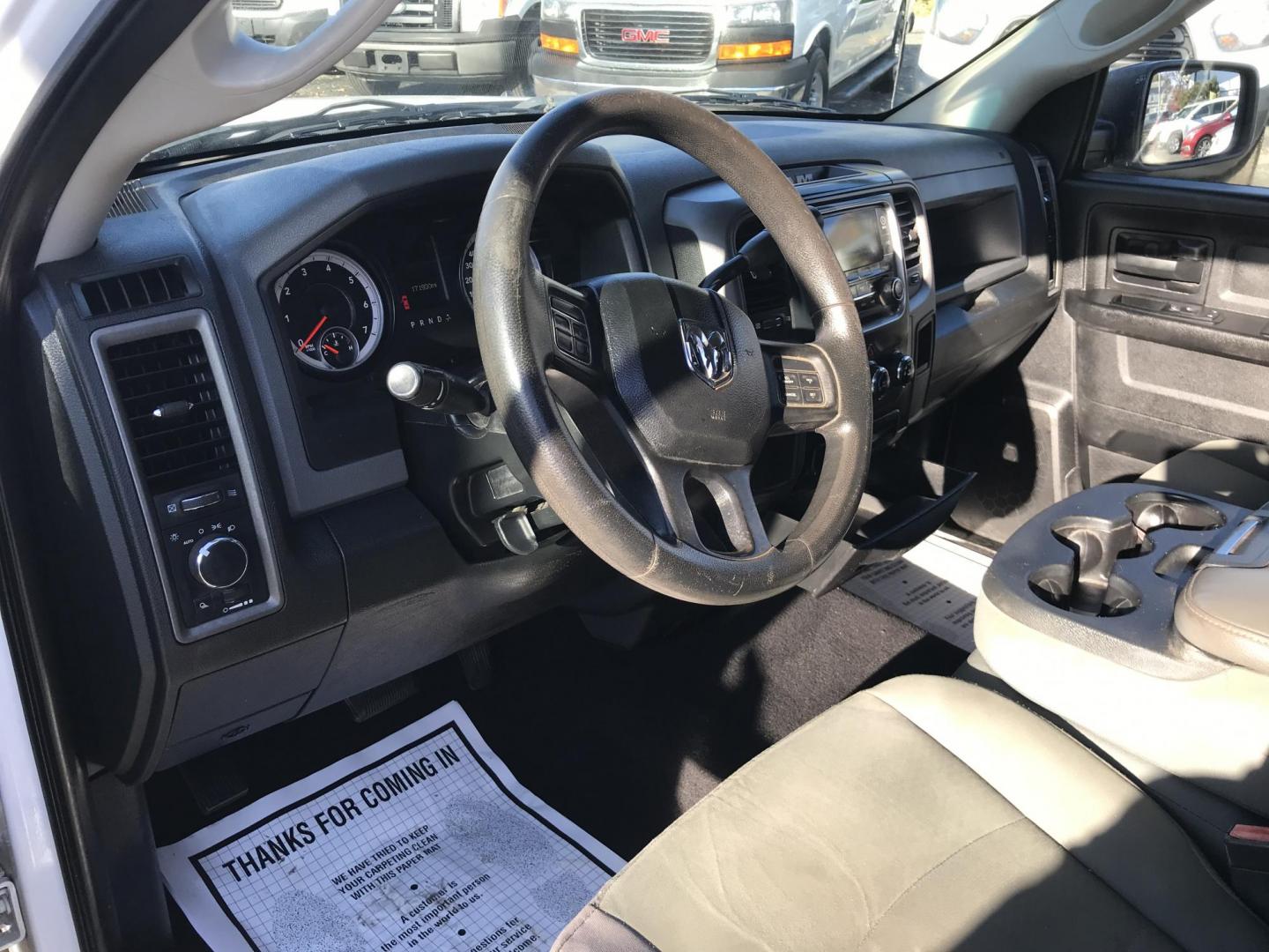 2015 White /Gray RAM 1500 Tradesman Quad Cab (1C6RR6FT4FS) with an 5.7L V8 OHV 16V engine, 6-Speed Automatic transmission, located at 577 Chester Pike, Prospect Park, PA, 19076, (610) 237-1015, 39.886154, -75.302338 - 2015 Ram 1500: Crew Cab (4 Door), 5.7 Liter HEMI Engine, trailer hitch, new PA inspection, runs LIKE NEW! This vehicle comes inspected and has been given a bumper to bumper safety check. It is very clean, reliable, and well maintained. We offer a unique pay plan that is known for being the easies - Photo#12