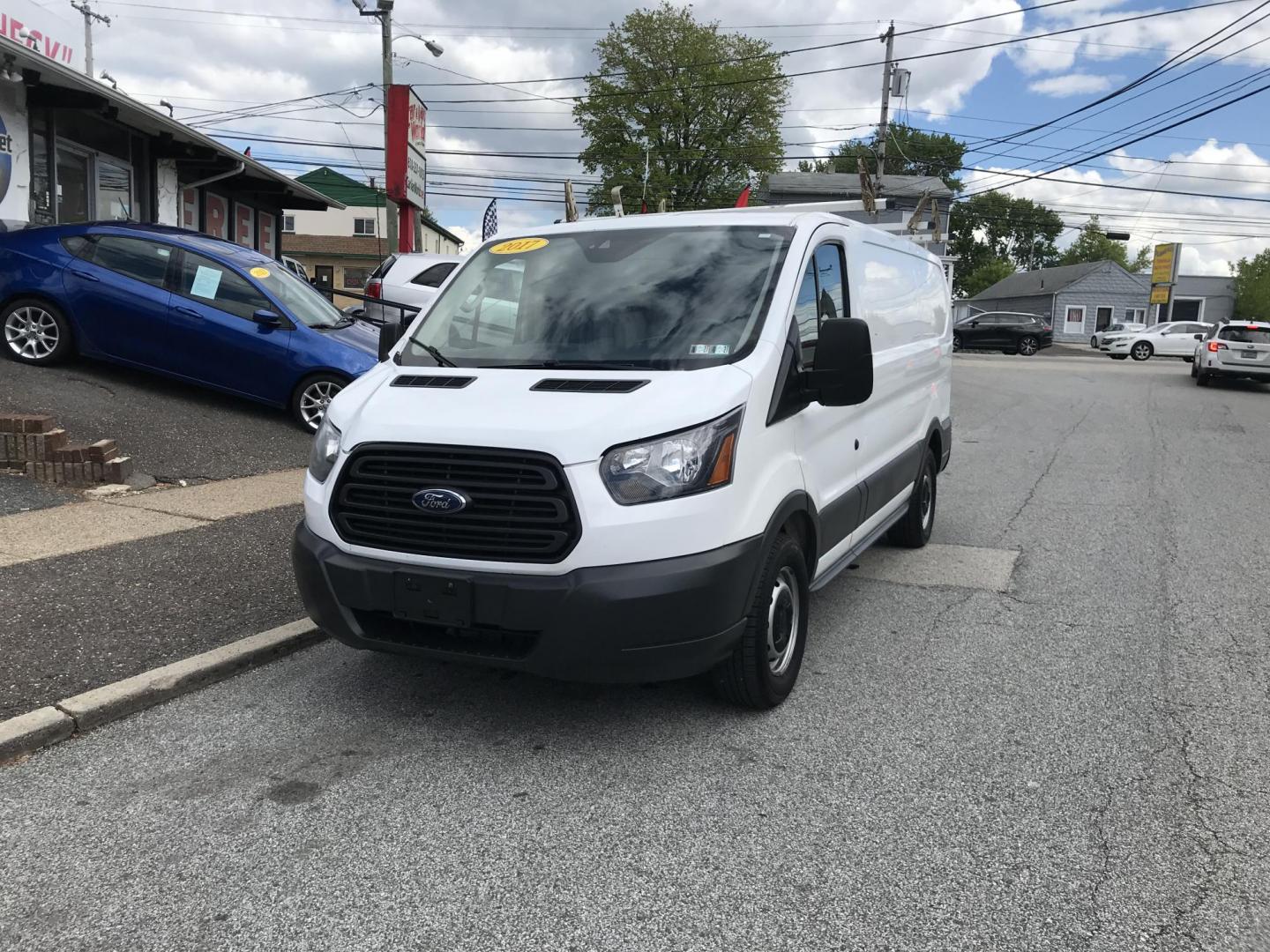 2017 White /Gray Ford Transit 150 Van Low Roof 60/40 Pass. 130-in. WB (1FTYE1ZM4HK) with an 3.7L V6 DOHC 24V engine, 6A transmission, located at 577 Chester Pike, Prospect Park, PA, 19076, (610) 237-1015, 39.886154, -75.302338 - 2017 Ford Transit 150 Low Roof: No side or rear windows, ladder racks, shelving, partition, new PA inspection, SUPER CLEAN, FLEET MAINTAINED! This vehicle comes inspected and has been given a bumper to bumper safety check. It is very clean, reliable, and well maintained. We offer a unique pay pla - Photo#2