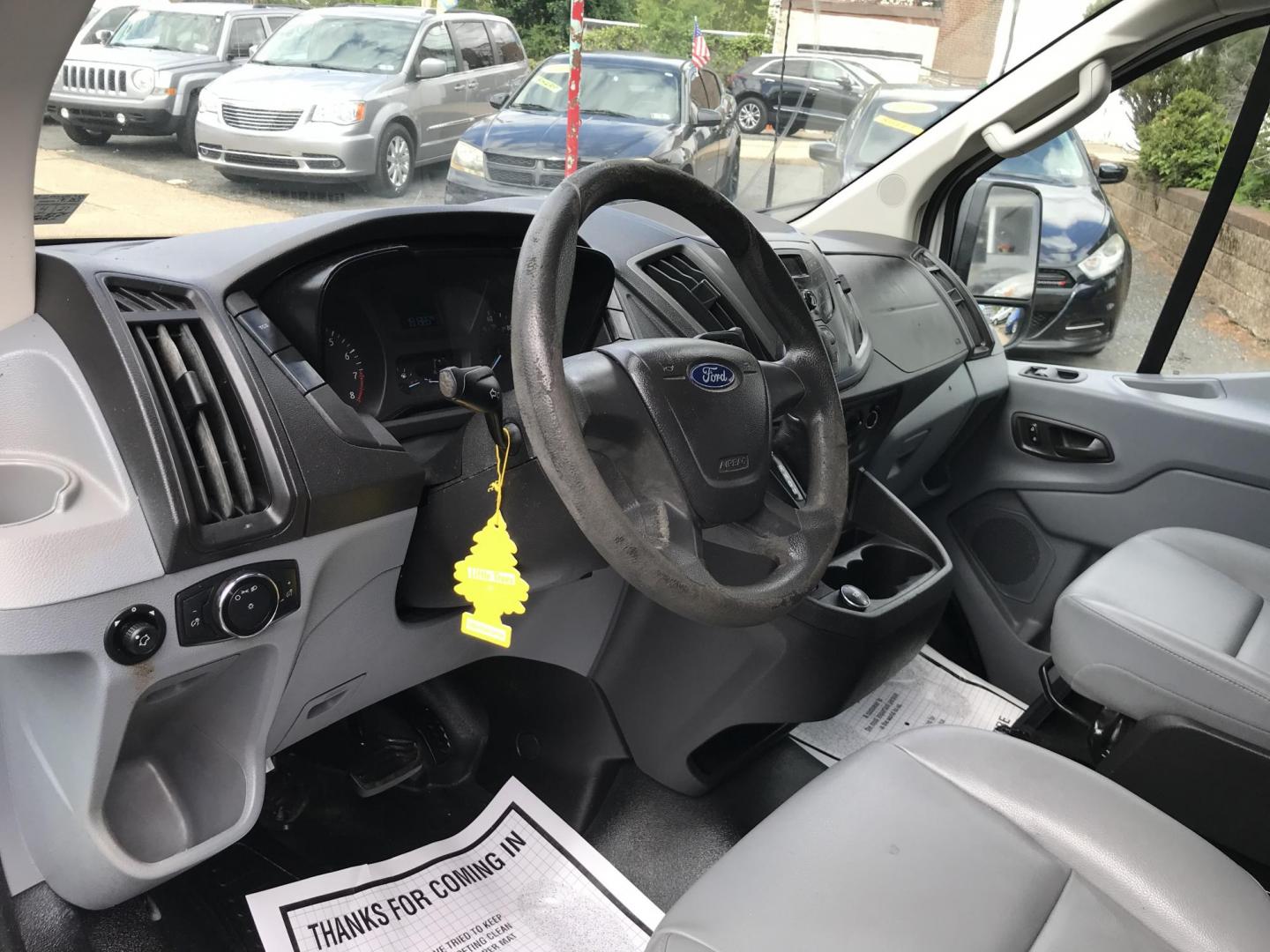 2017 White /Gray Ford Transit 150 Van Low Roof 60/40 Pass. 130-in. WB (1FTYE1ZM4HK) with an 3.7L V6 DOHC 24V engine, 6A transmission, located at 577 Chester Pike, Prospect Park, PA, 19076, (610) 237-1015, 39.886154, -75.302338 - 2017 Ford Transit 150 Low Roof: No side or rear windows, ladder racks, shelving, partition, new PA inspection, SUPER CLEAN, FLEET MAINTAINED! This vehicle comes inspected and has been given a bumper to bumper safety check. It is very clean, reliable, and well maintained. We offer a unique pay pla - Photo#11