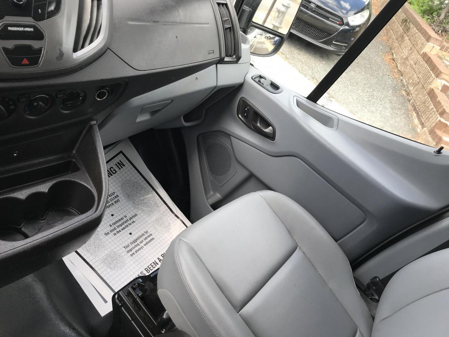 2017 White /Gray Ford Transit 150 Van Low Roof 60/40 Pass. 130-in. WB (1FTYE1ZM4HK) with an 3.7L V6 DOHC 24V engine, 6A transmission, located at 577 Chester Pike, Prospect Park, PA, 19076, (610) 237-1015, 39.886154, -75.302338 - 2017 Ford Transit 150 Low Roof: No side or rear windows, ladder racks, shelving, partition, new PA inspection, SUPER CLEAN, FLEET MAINTAINED! This vehicle comes inspected and has been given a bumper to bumper safety check. It is very clean, reliable, and well maintained. We offer a unique pay pla - Photo#14