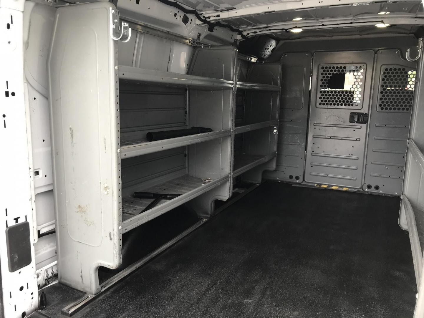 2017 White /Gray Ford Transit 150 Van Low Roof 60/40 Pass. 130-in. WB (1FTYE1ZM4HK) with an 3.7L V6 DOHC 24V engine, 6A transmission, located at 577 Chester Pike, Prospect Park, PA, 19076, (610) 237-1015, 39.886154, -75.302338 - 2017 Ford Transit 150 Low Roof: No side or rear windows, ladder racks, shelving, partition, new PA inspection, SUPER CLEAN, FLEET MAINTAINED! This vehicle comes inspected and has been given a bumper to bumper safety check. It is very clean, reliable, and well maintained. We offer a unique pay pla - Photo#17