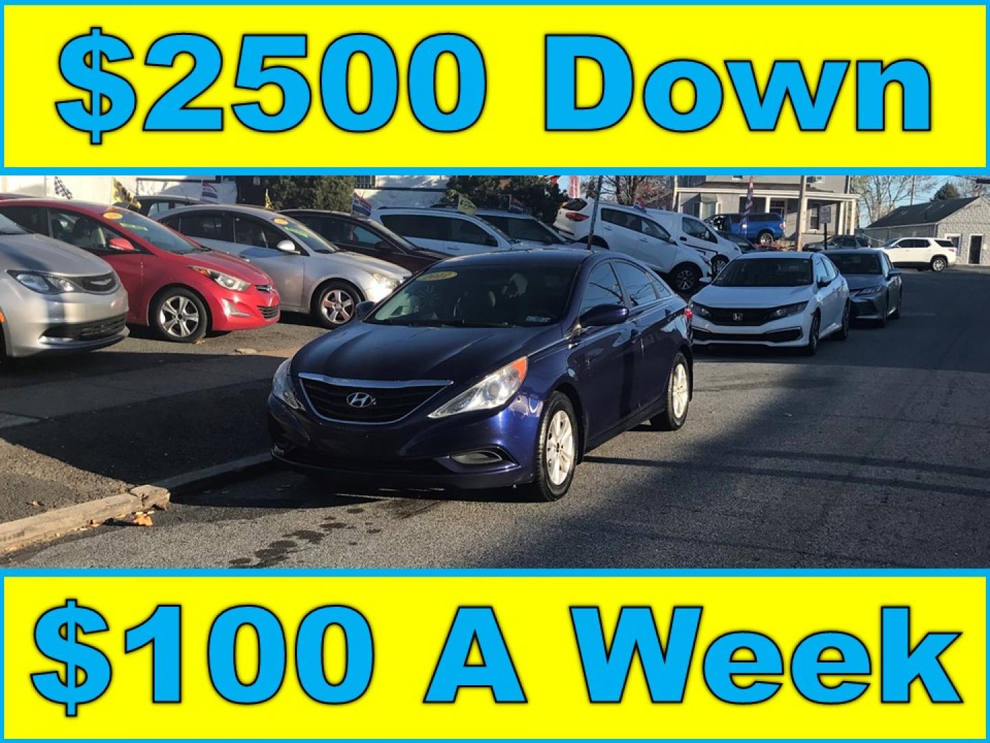 2012 Blue /Gray Hyundai Sonata GLS (5NPEB4AC3CH) with an 2.4L L4 DOHC 16V engine, Automatic transmission, located at 577 Chester Pike, Prospect Park, PA, 19076, (610) 237-1015, 39.886154, -75.302338 - Photo#0