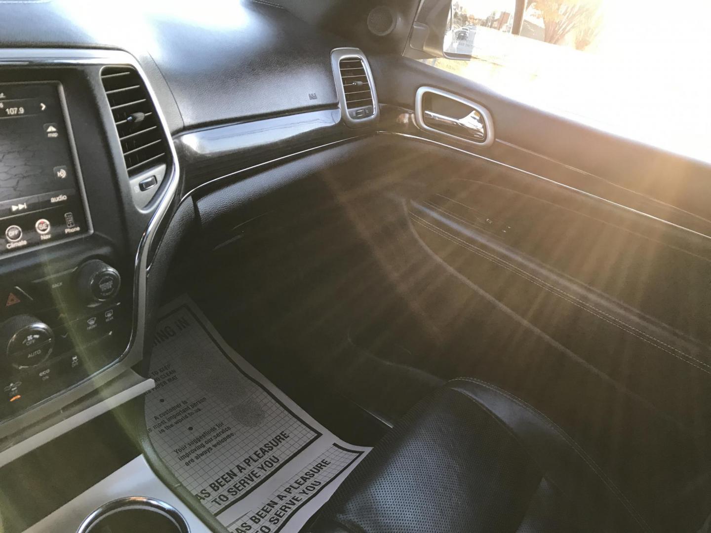 2015 Silver /Black Jeep Grand Cherokee Overland 4WD (1C4RJFCT3FC) with an 5.7L V8 OHV 16V engine, 8-Speed Automatic transmission, located at 577 Chester Pike, Prospect Park, PA, 19076, (610) 237-1015, 39.886154, -75.302338 - 2015 Jeep Grand Cherokee Overland: Sunroof, backup camera, trailer hitch, black leather interior, 4x4, SUPER CLEAN and runs LIKE NEW! This vehicle comes inspected and has been given a bumper to bumper safety check. It is very clean, reliable, and well maintained. We offer a unique pay plan that i - Photo#20