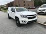 2018 White /Gray Chevrolet Colorado Work Truck Ext. Cab 4WD (1GCHTBEA0J1) with an 2.5L L4 DOHC 16V GAS engine, 6A transmission, located at 577 Chester Pike, Prospect Park, PA, 19076, (610) 237-1015, 39.886154, -75.302338- Photo#2