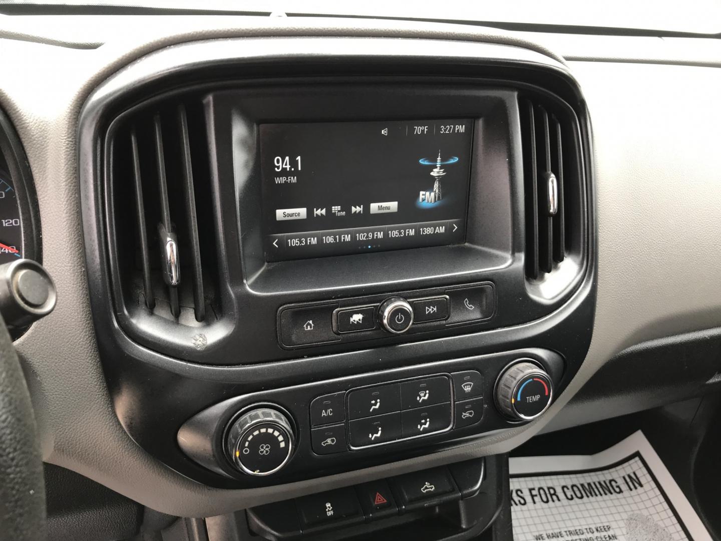2018 White /Gray Chevrolet Colorado Work Truck Ext. Cab 4WD (1GCHTBEA0J1) with an 2.5L L4 DOHC 16V GAS engine, 6A transmission, located at 577 Chester Pike, Prospect Park, PA, 19076, (610) 237-1015, 39.886154, -75.302338- Photo#13