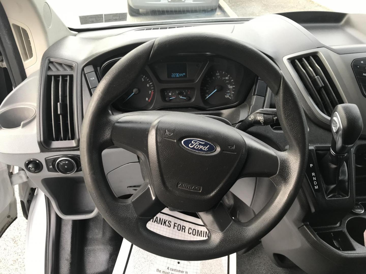 2016 White /Gray Ford Transit 150 Van Low Roof 60/40 Pass. 130-in. WB (1FTYE1ZM7GK) with an 3.7L V6 DOHC 24V engine, 6A transmission, located at 577 Chester Pike, Prospect Park, PA, 19076, (610) 237-1015, 39.886154, -75.302338 - Photo#11