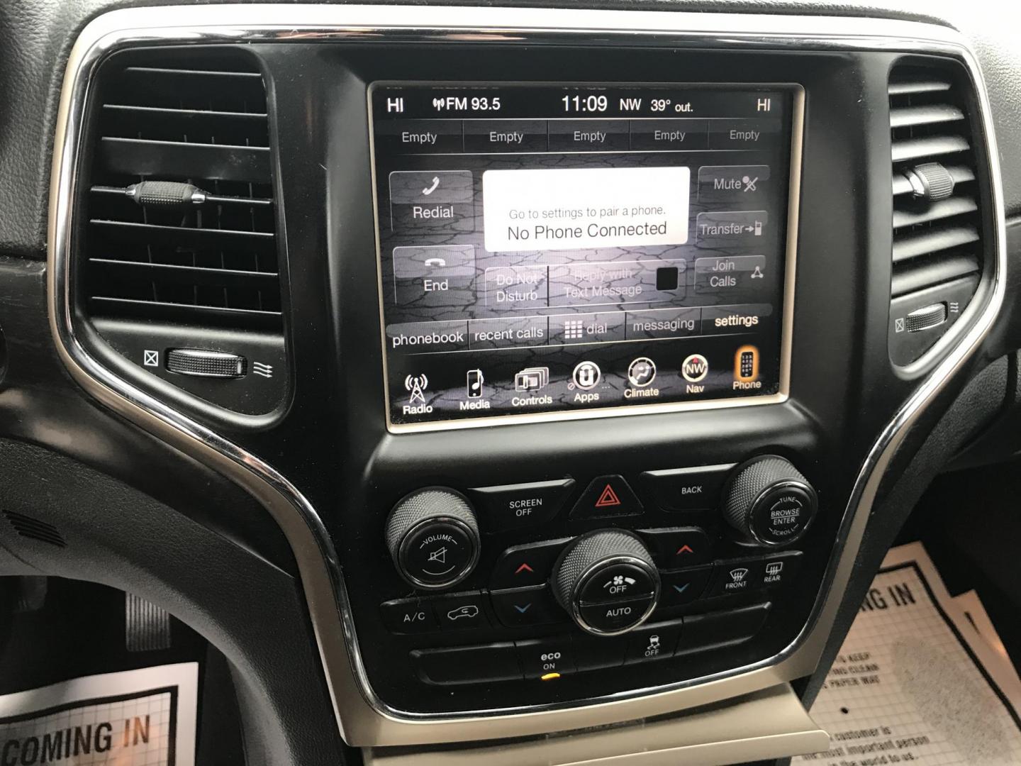 2014 Gray /Gray Jeep Grand Cherokee Laredo 4WD (1C4RJFAG1EC) with an 3.6L V6 DOHC 24V engine, 5-Speed Automatic transmission, located at 577 Chester Pike, Prospect Park, PA, 19076, (610) 237-1015, 39.886154, -75.302338 - 2014 Jeep Cherokee Laredo: 4x4, navigation system, new PA inspection, SUPER CLEAN, runs LIKE NEW! This vehicle comes inspected and has been given a bumper to bumper safety check. It is very clean, reliable, and well maintained. We offer a unique pay plan that is known for being the easiest and fa - Photo#12