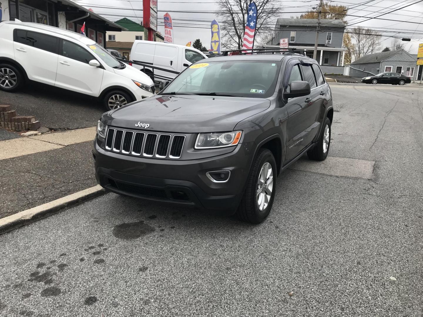2014 Gray /Gray Jeep Grand Cherokee Laredo 4WD (1C4RJFAG1EC) with an 3.6L V6 DOHC 24V engine, 5-Speed Automatic transmission, located at 577 Chester Pike, Prospect Park, PA, 19076, (610) 237-1015, 39.886154, -75.302338 - 2014 Jeep Cherokee Laredo: 4x4, navigation system, new PA inspection, SUPER CLEAN, runs LIKE NEW! This vehicle comes inspected and has been given a bumper to bumper safety check. It is very clean, reliable, and well maintained. We offer a unique pay plan that is known for being the easiest and fa - Photo#2