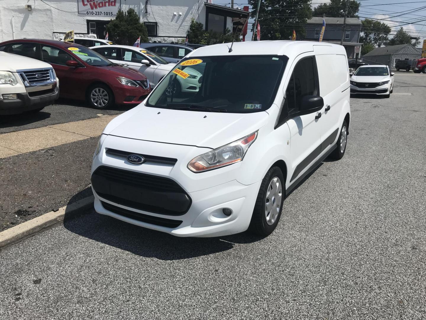 2016 White /Gray Ford Transit Connect Cargo Van XLT LWB (NM0LS7F72G1) with an 2.5L L4 DOHC 16V engine, 6A transmission, located at 577 Chester Pike, Prospect Park, PA, 19076, (610) 237-1015, 39.886154, -75.302338 - 2016 Ford Transit Connect XLT: Fleet maintained cargo van, looks and runs like new, partition, no side or rear windows, new PA inspection. This vehicle comes inspected and has been given a bumper to bumper safety check. It is very clean, reliable, and well maintained. We offer a unique pay plan t - Photo#2