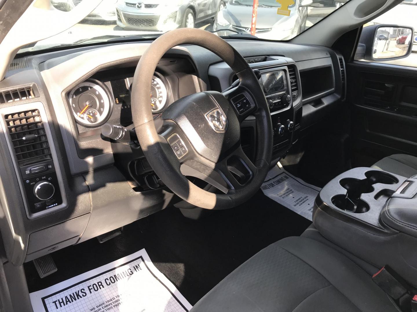 2014 White /Gray RAM 1500 Tradesman Quad Cab (1C6RR6FT3ES) with an 5.7L V8 OHV 16V engine, 6-Speed Automatic transmission, located at 577 Chester Pike, Prospect Park, PA, 19076, (610) 237-1015, 39.886154, -75.302338 - Photo#12