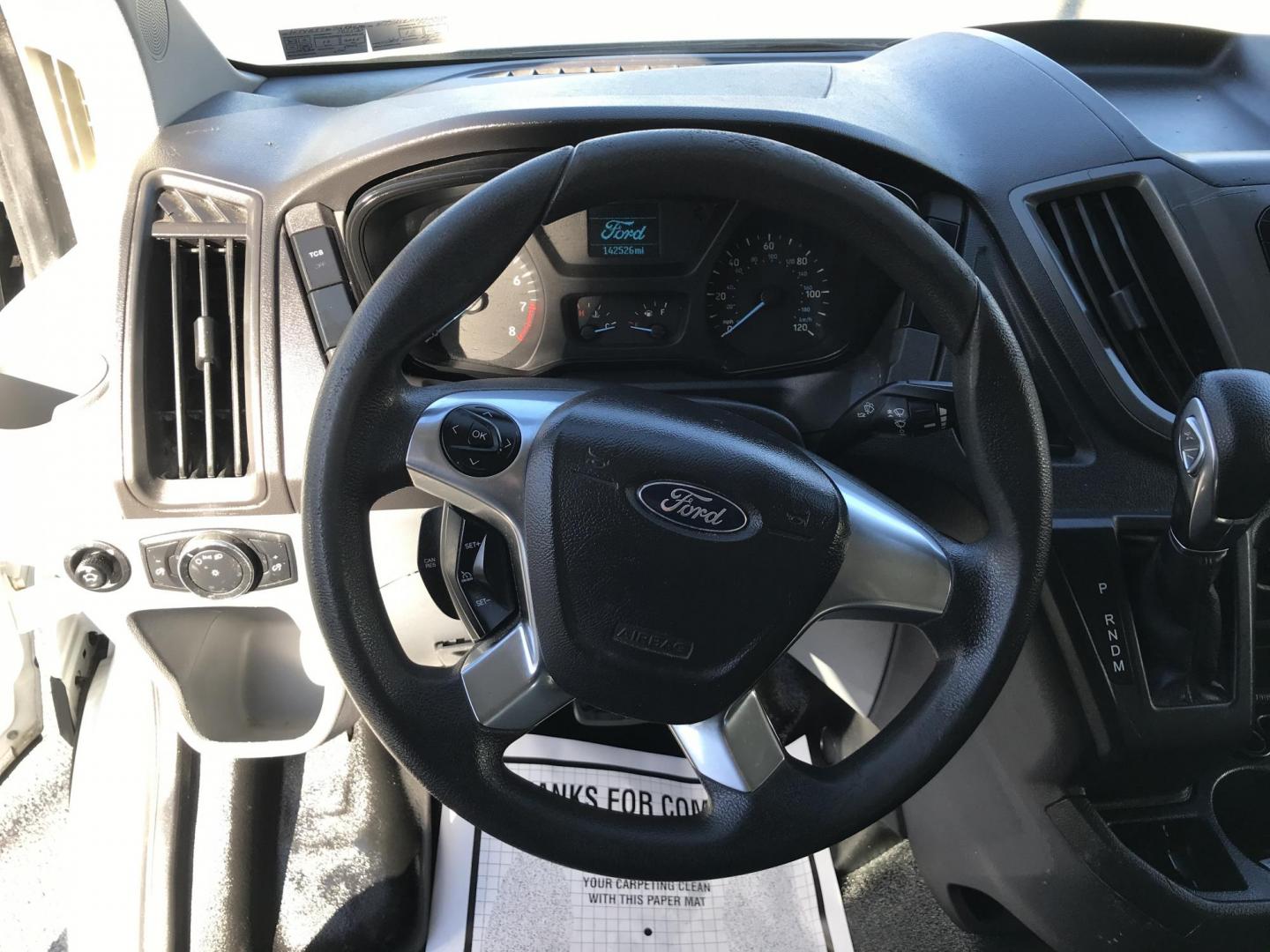 2016 White /Gray Ford Transit 250 Van Low Roof 60/40 Pass.130-in. WB (1FTYR1ZM7GK) with an 3.7L V6 DOHC 24V engine, 6A transmission, located at 577 Chester Pike, Prospect Park, PA, 19076, (610) 237-1015, 39.886154, -75.302338 - Photo#13