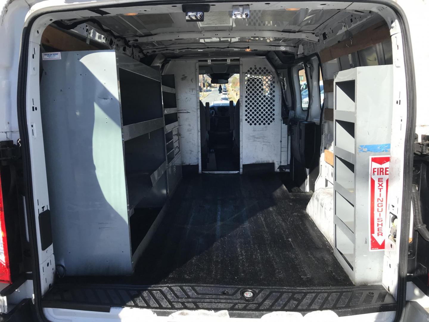 2016 White /Gray Ford Transit 250 Van Low Roof 60/40 Pass.130-in. WB (1FTYR1ZM7GK) with an 3.7L V6 DOHC 24V engine, 6A transmission, located at 577 Chester Pike, Prospect Park, PA, 19076, (610) 237-1015, 39.886154, -75.302338 - Photo#16
