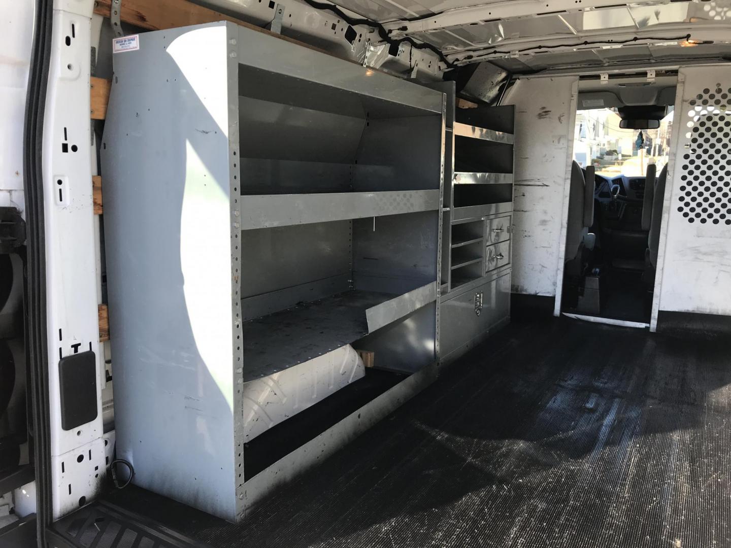 2016 White /Gray Ford Transit 250 Van Low Roof 60/40 Pass.130-in. WB (1FTYR1ZM7GK) with an 3.7L V6 DOHC 24V engine, 6A transmission, located at 577 Chester Pike, Prospect Park, PA, 19076, (610) 237-1015, 39.886154, -75.302338 - Photo#34